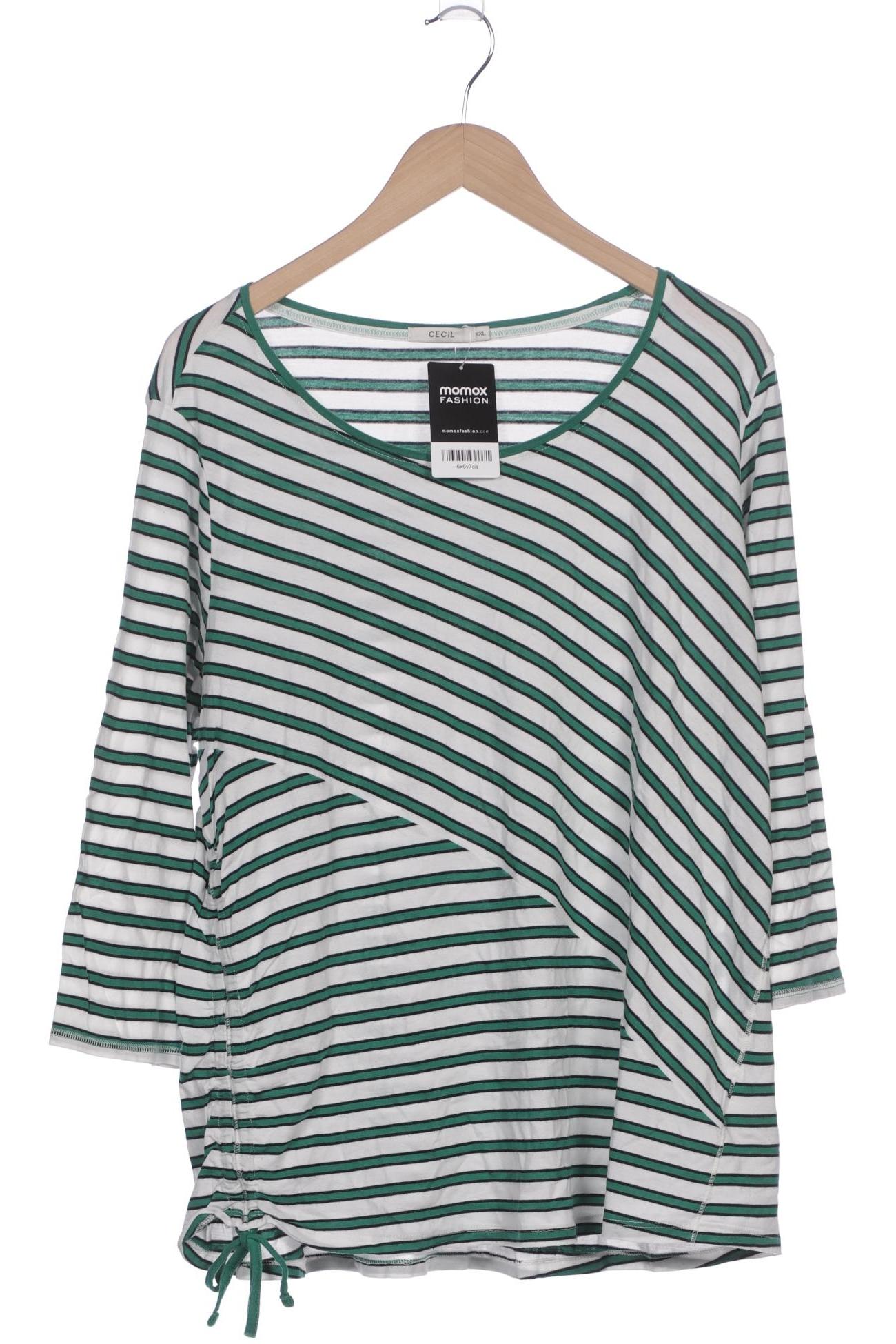 

Cecil Damen Langarmshirt, grün, Gr. 46