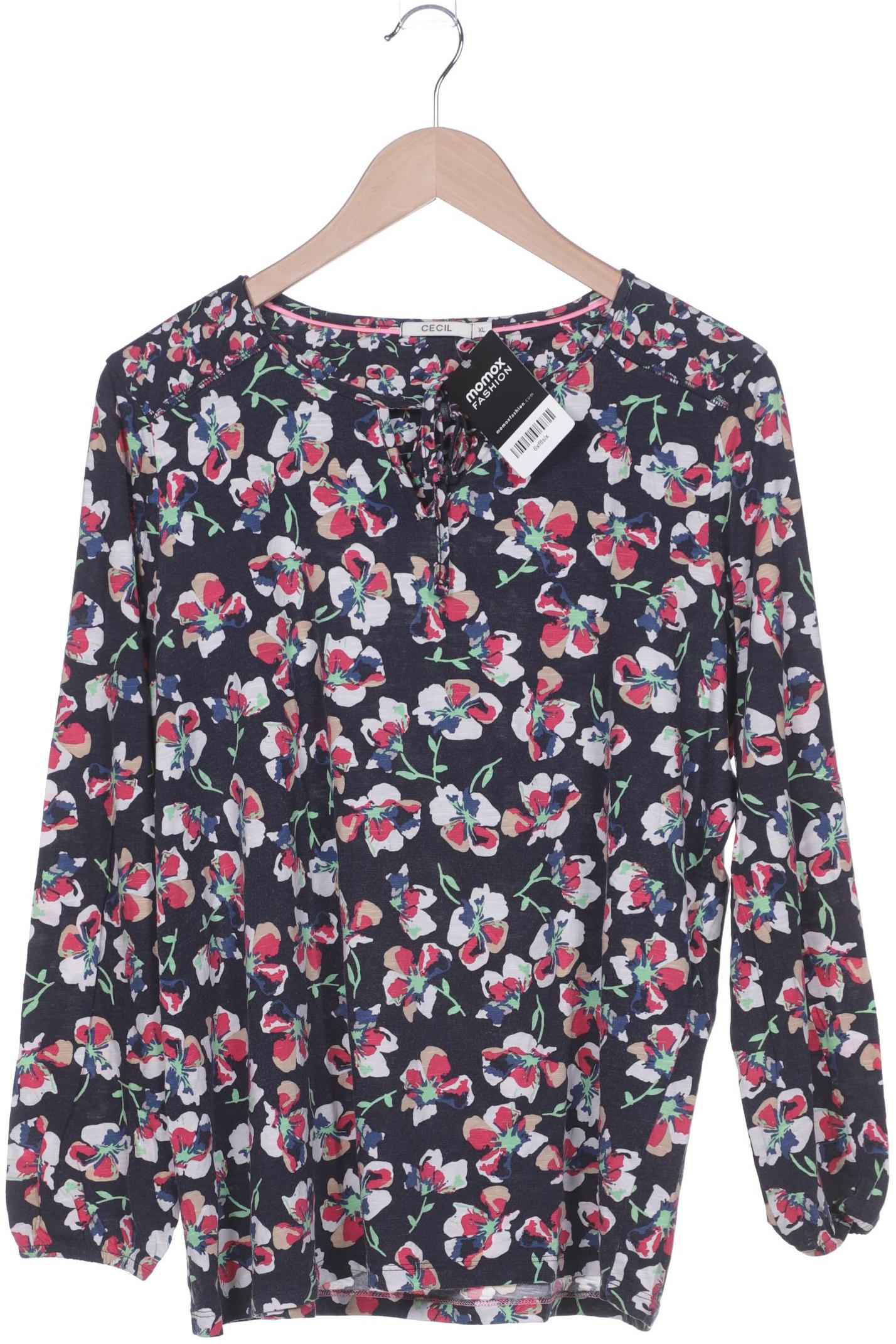 

Cecil Damen Langarmshirt, marineblau, Gr. 44