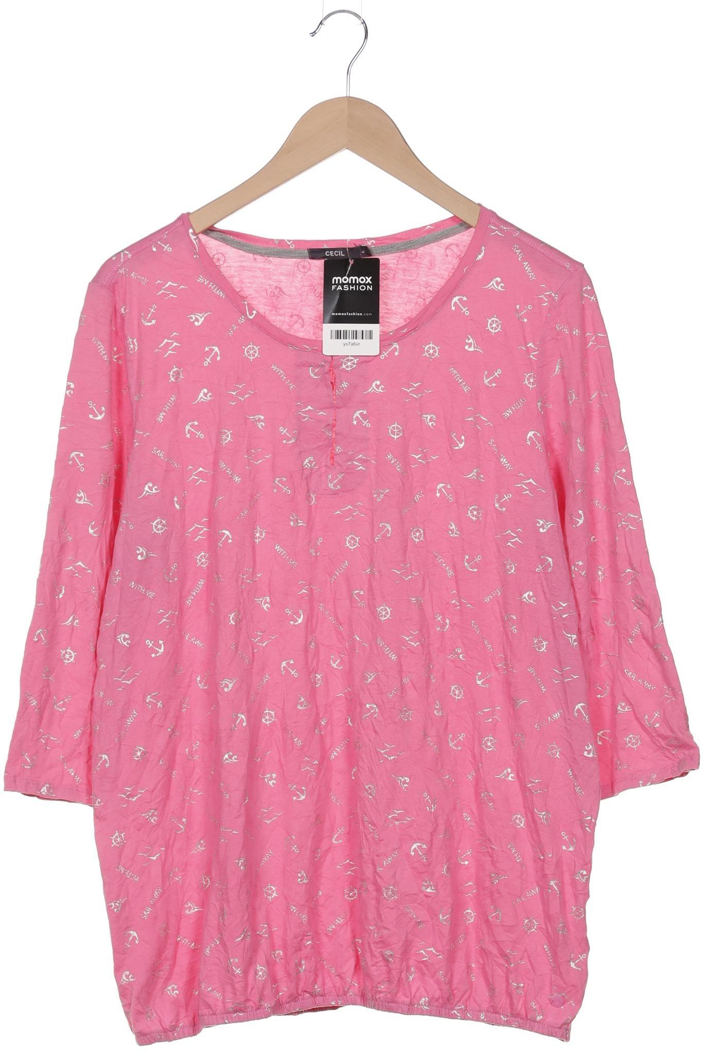 

Cecil Damen Langarmshirt, pink, Gr. 42
