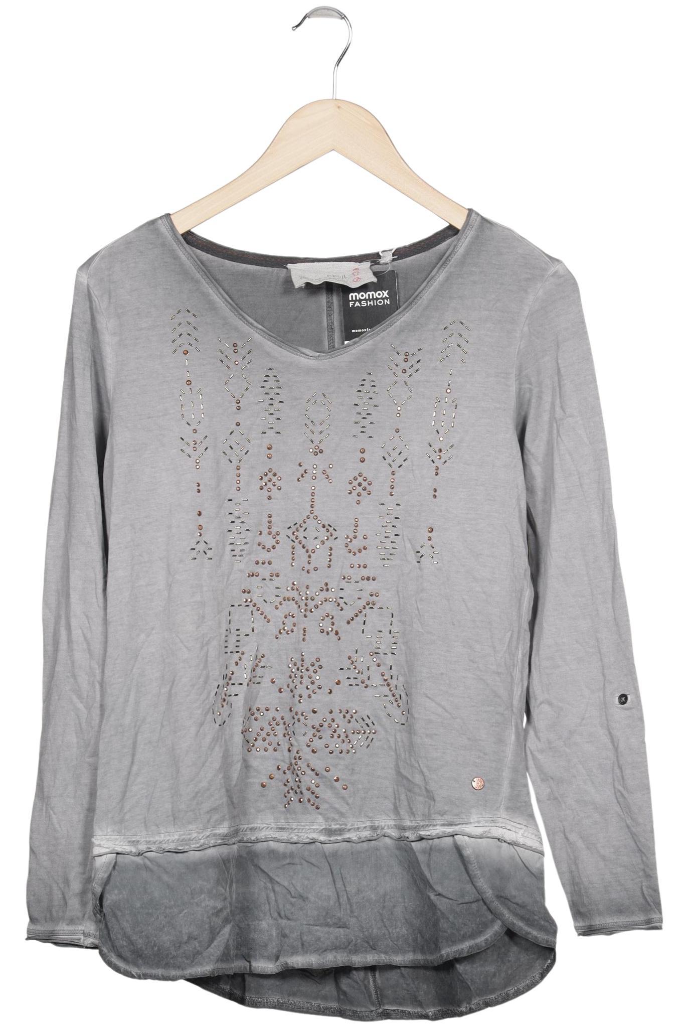 

Cecil Damen Langarmshirt, grau, Gr. 38