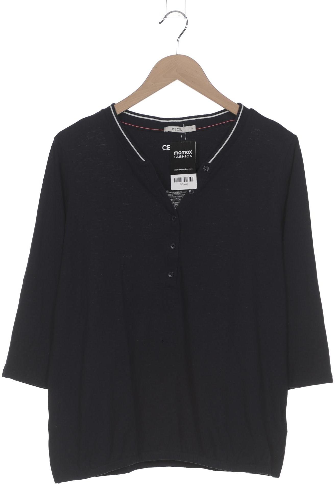 

Cecil Damen Langarmshirt, marineblau, Gr. 38
