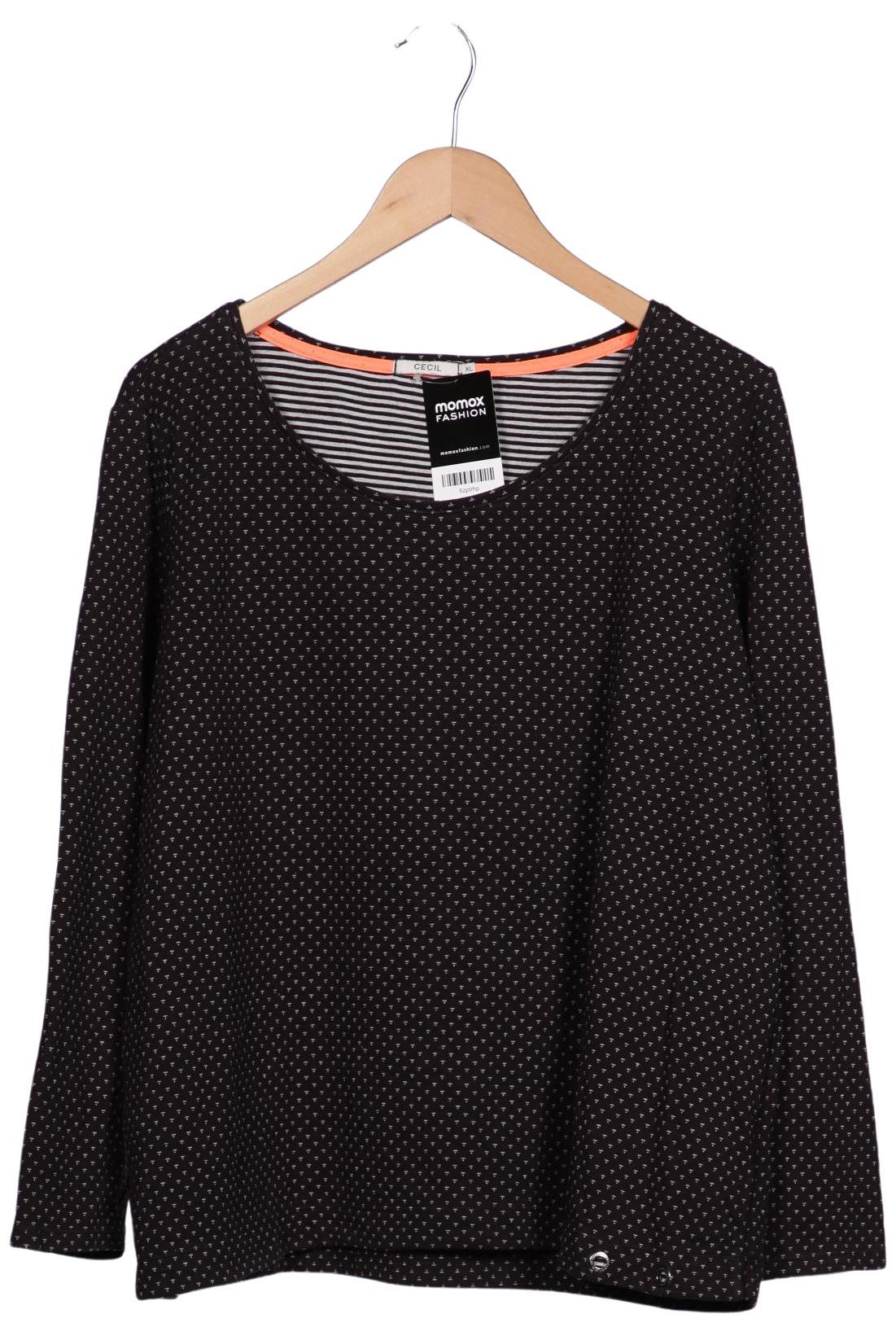 

Cecil Damen Langarmshirt, schwarz, Gr. 44