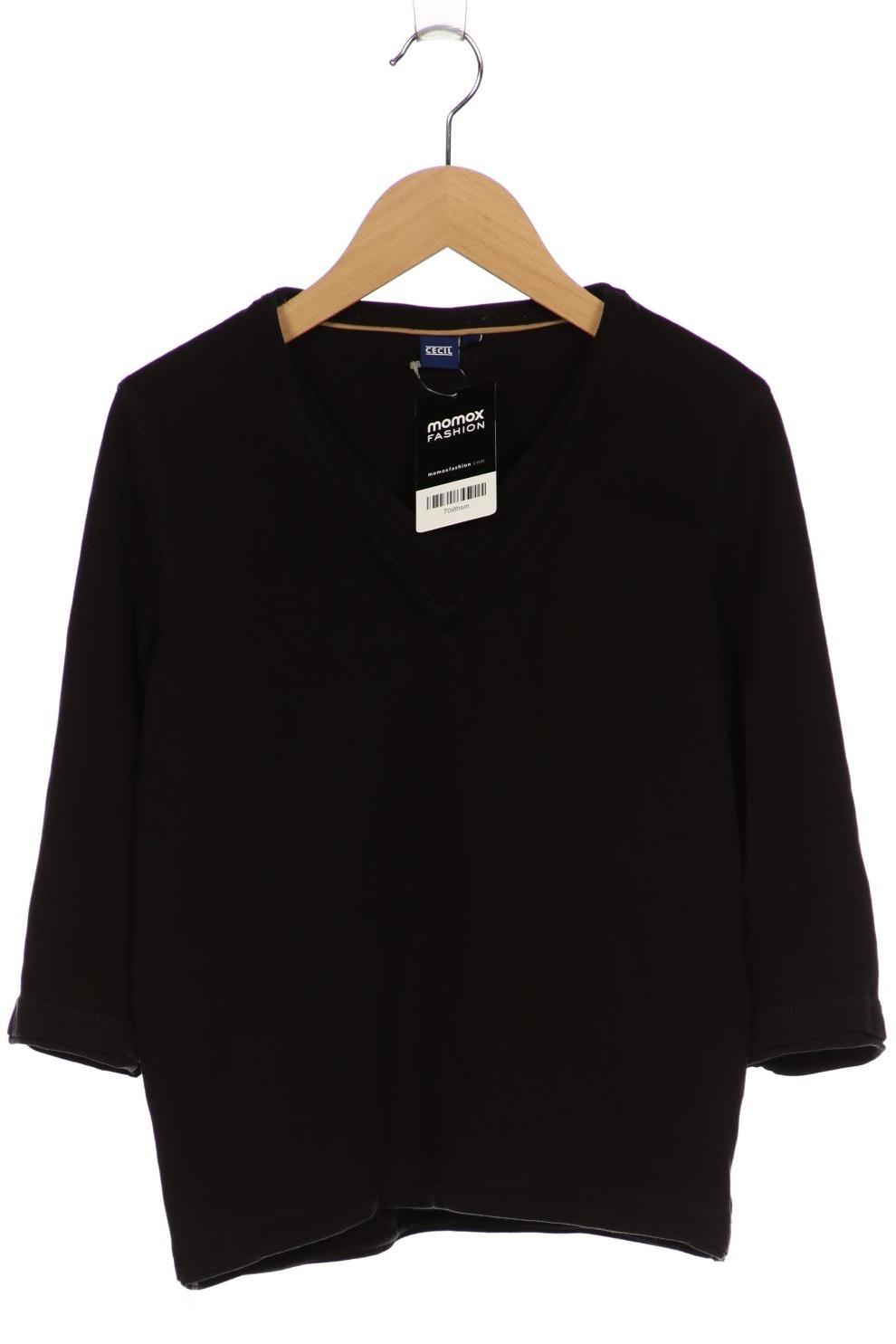 

Cecil Damen Langarmshirt, schwarz, Gr. 36