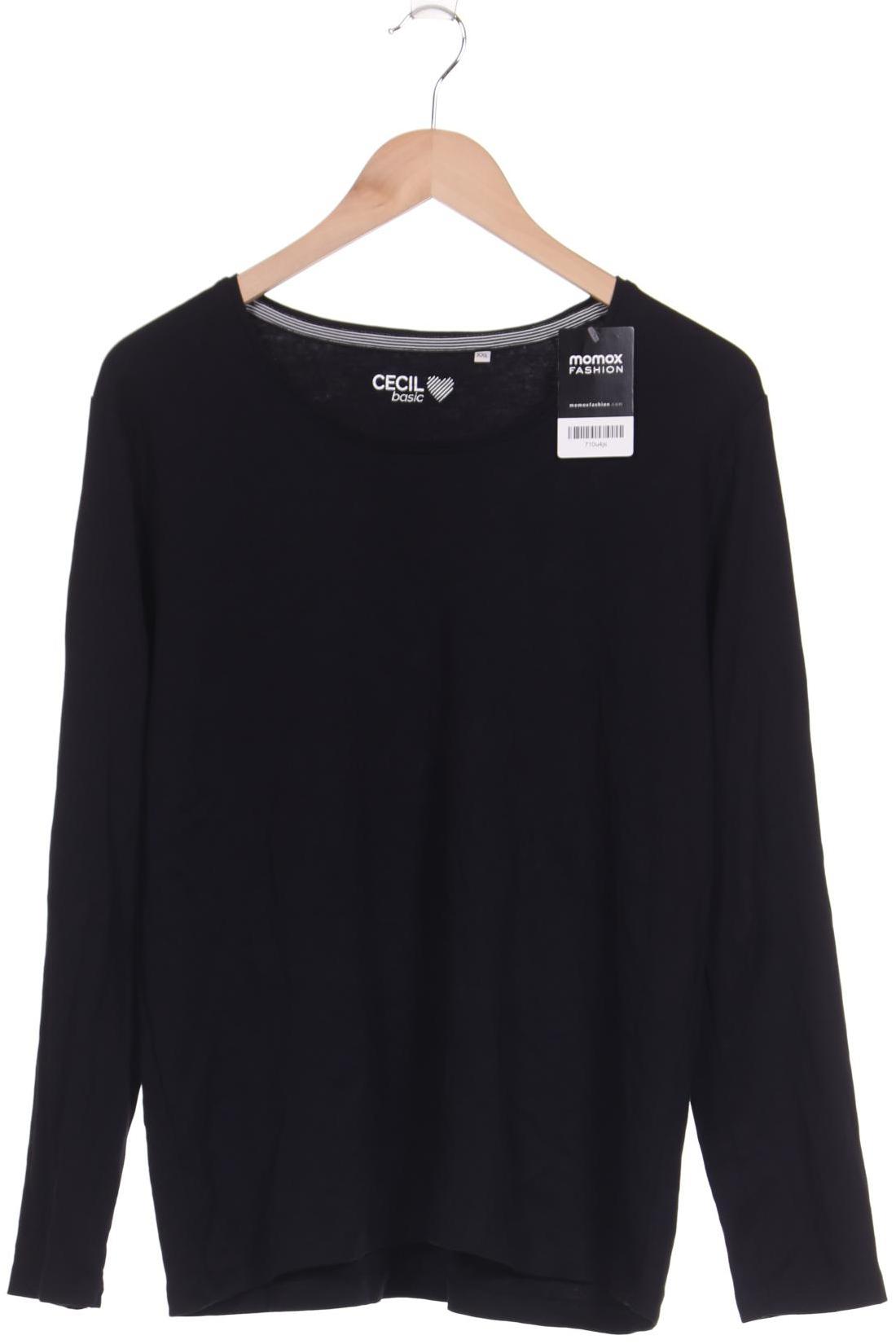 

CECIL Damen Langarmshirt, schwarz