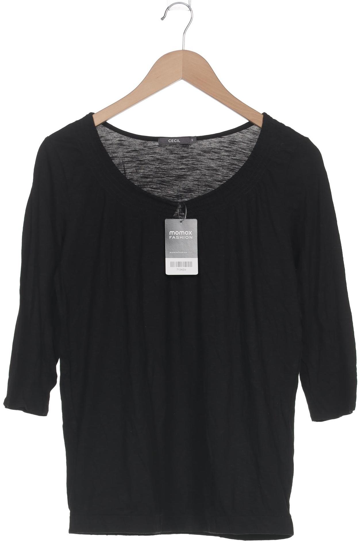 

Cecil Damen Langarmshirt, schwarz, Gr. 36