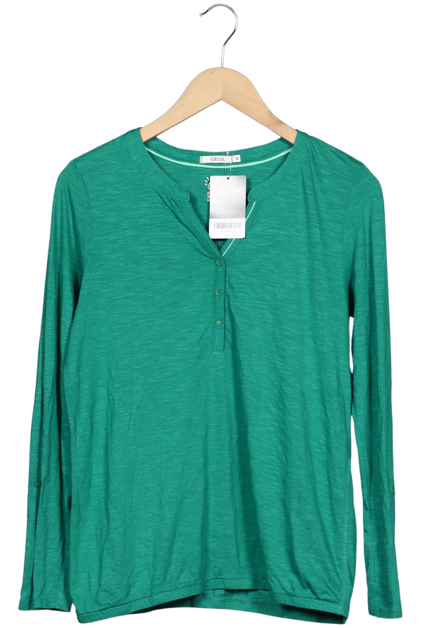 

Cecil Damen Langarmshirt, grün, Gr. 38