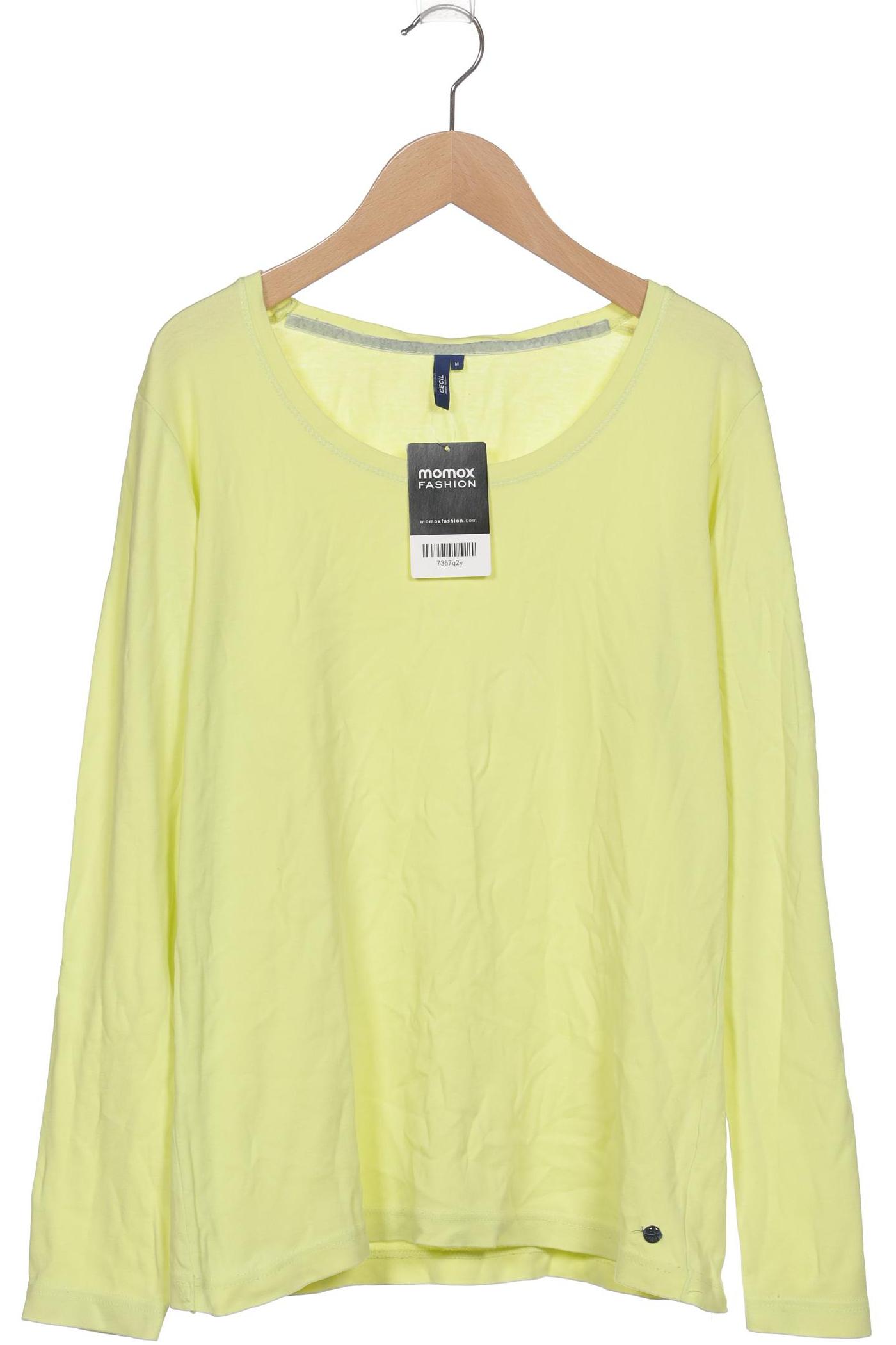

Cecil Damen Langarmshirt, gelb, Gr. 38