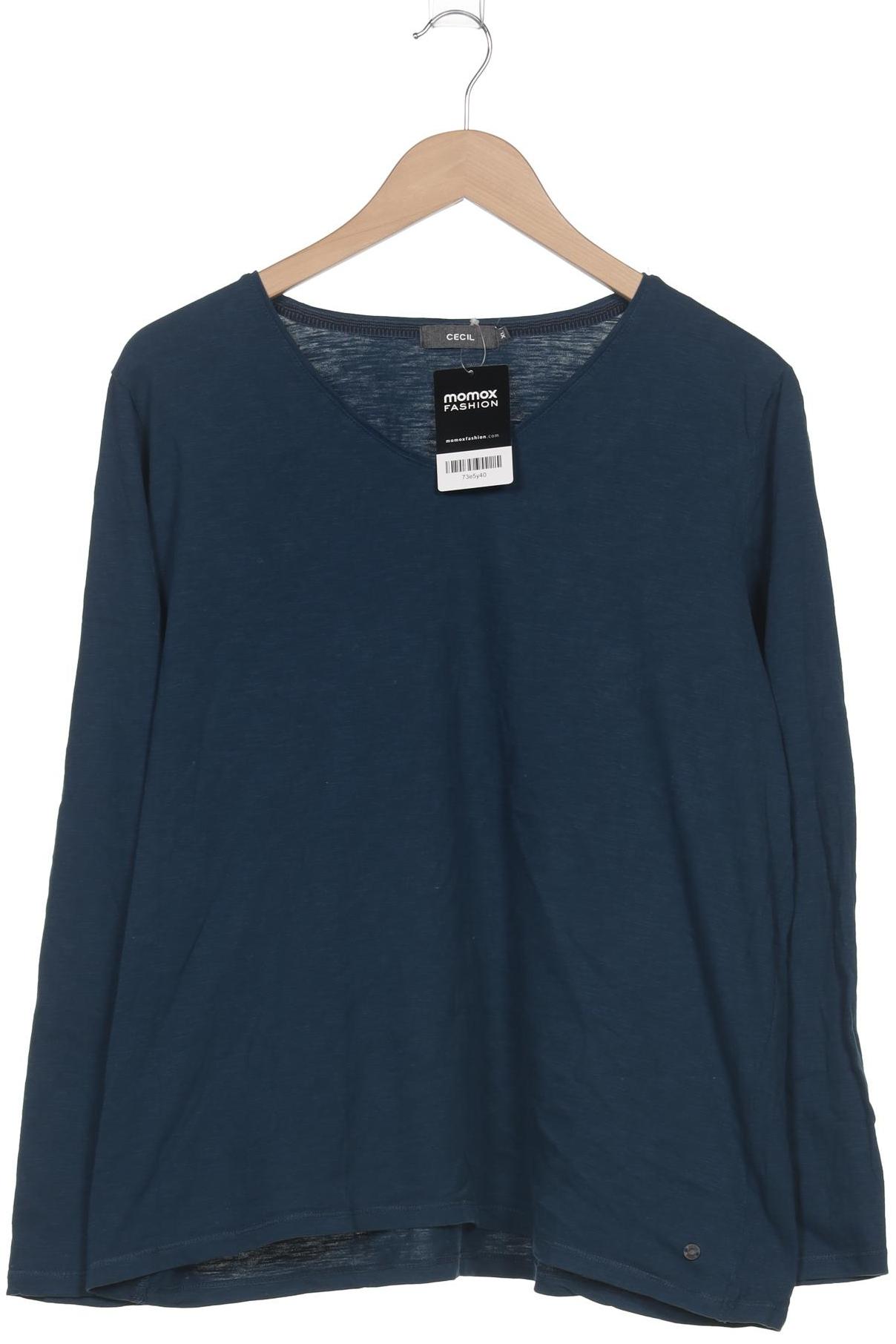 

Cecil Damen Langarmshirt, blau, Gr. 44