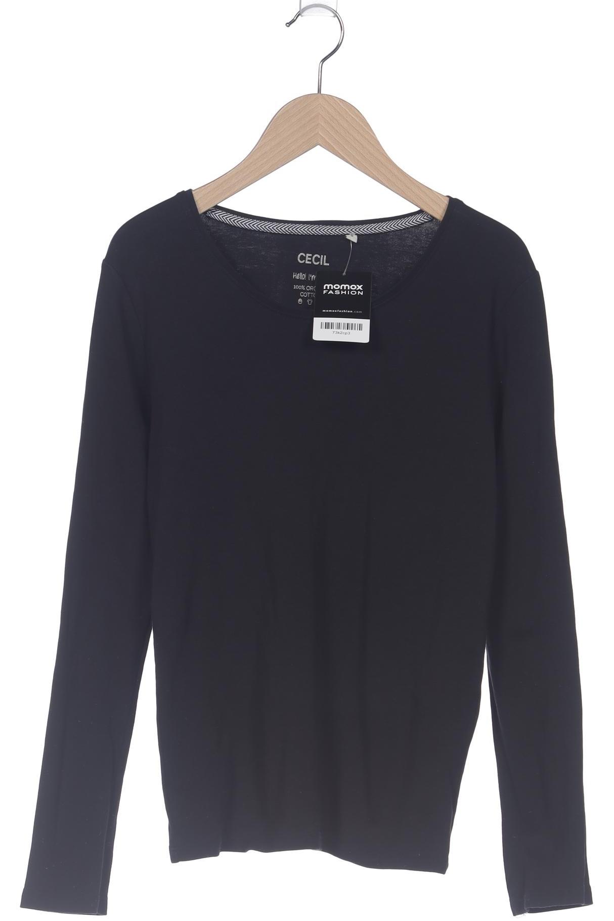 

Cecil Damen Langarmshirt, schwarz, Gr. 36