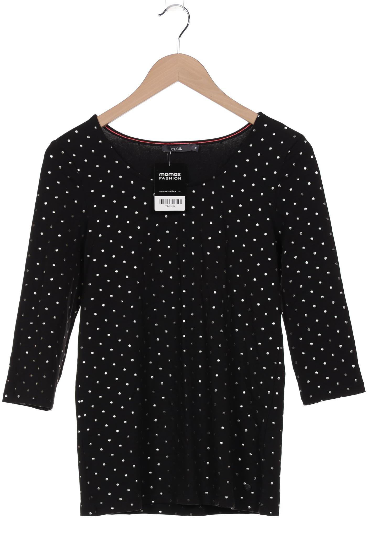 

Cecil Damen Langarmshirt, schwarz, Gr. 38