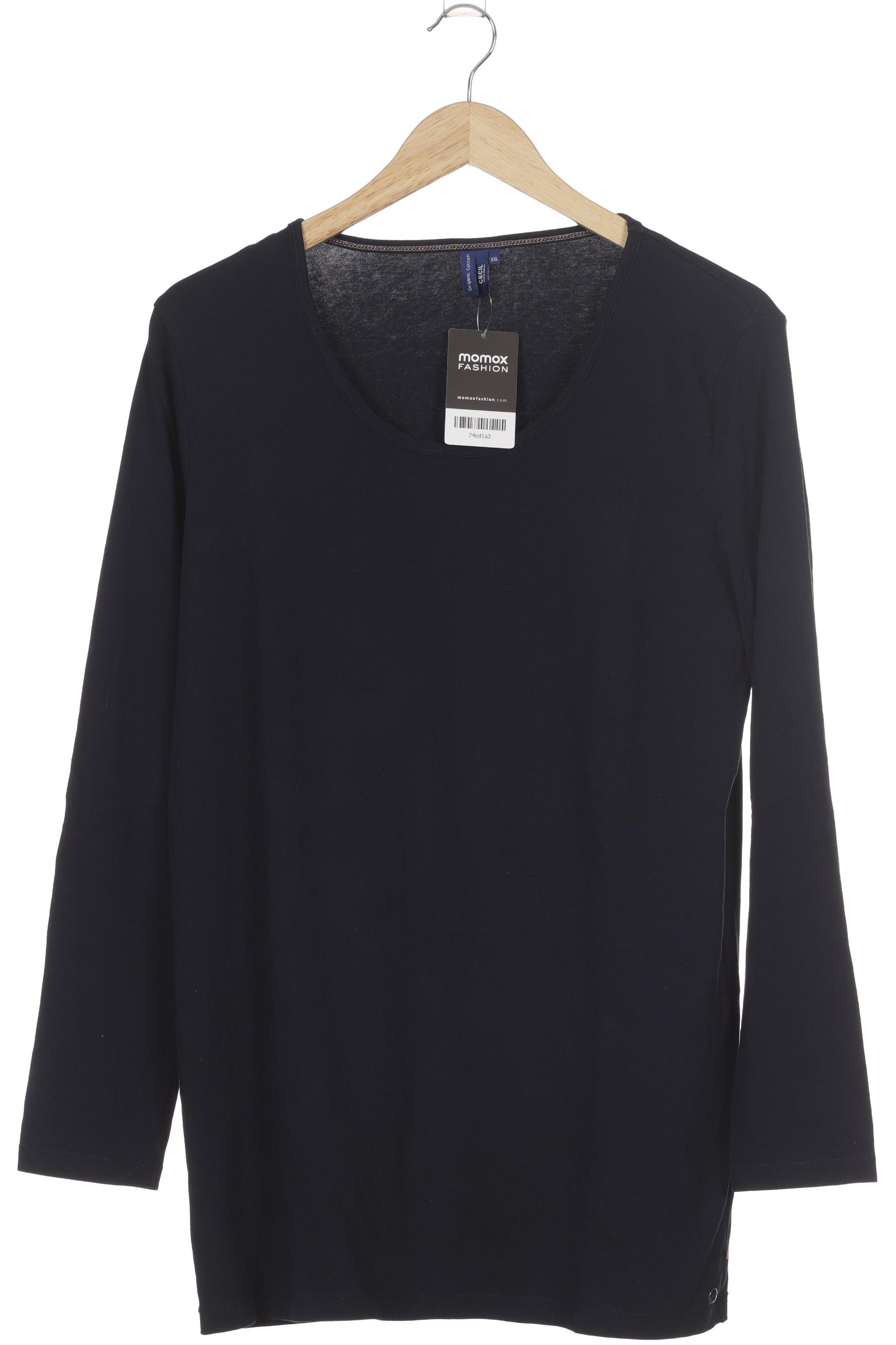 

Cecil Damen Langarmshirt, blau, Gr. 46