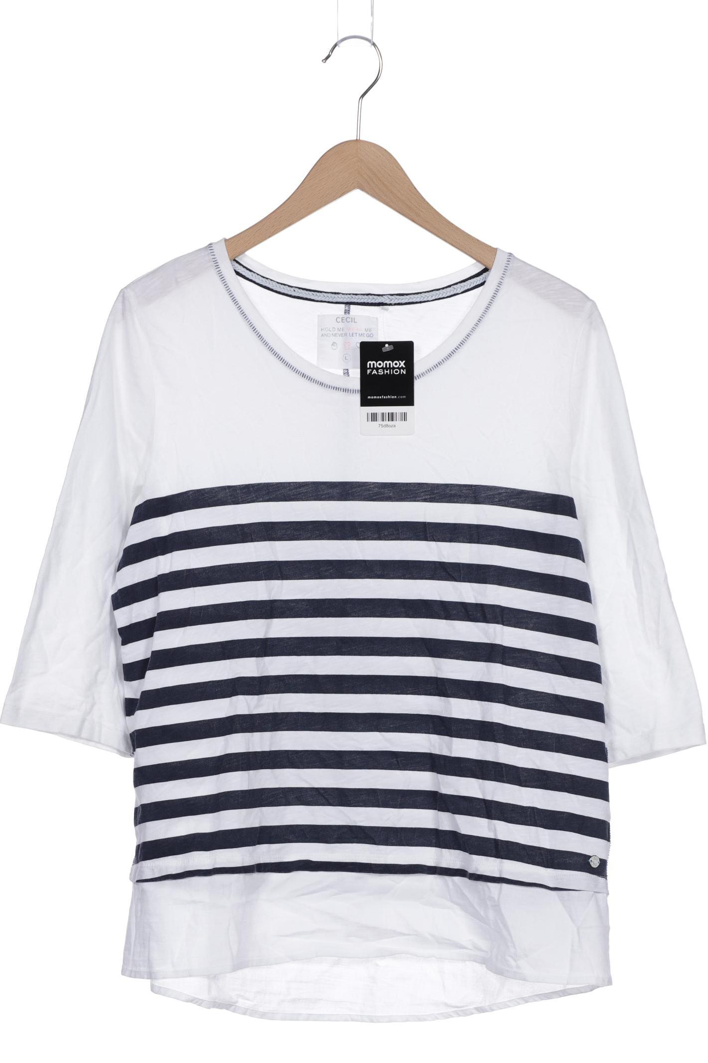 

CECIL Damen Langarmshirt, weiß