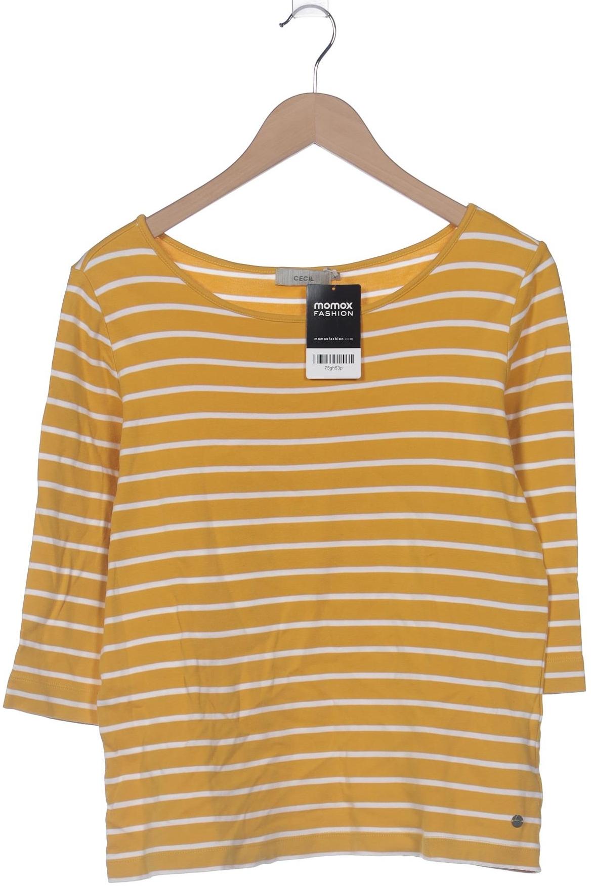 

Cecil Damen Langarmshirt, gelb, Gr. 38