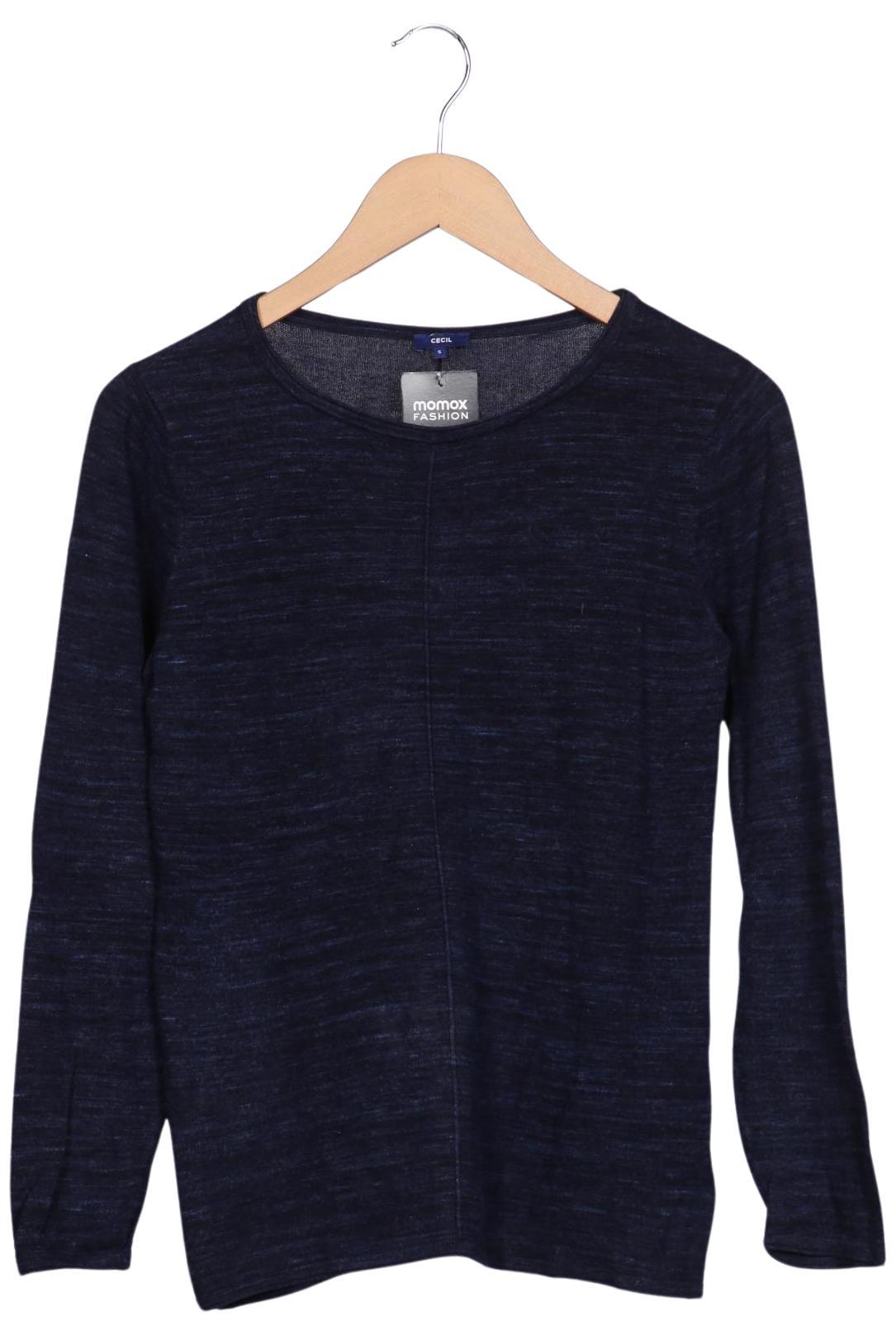 

Cecil Damen Langarmshirt, marineblau, Gr. 36