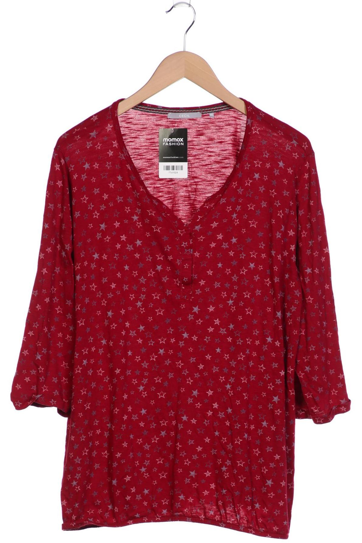 

Cecil Damen Langarmshirt, bordeaux, Gr. 46
