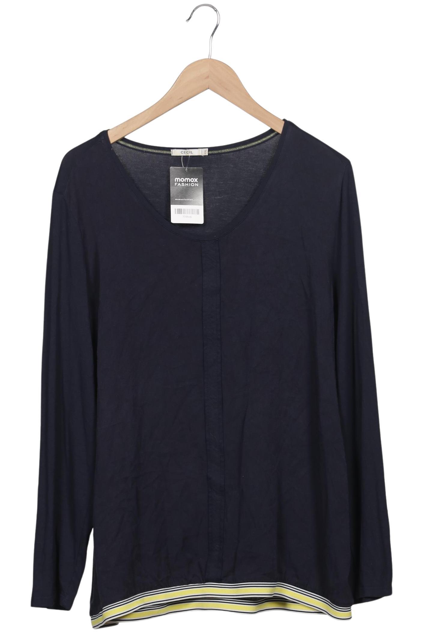 

Cecil Damen Langarmshirt, marineblau, Gr. 46