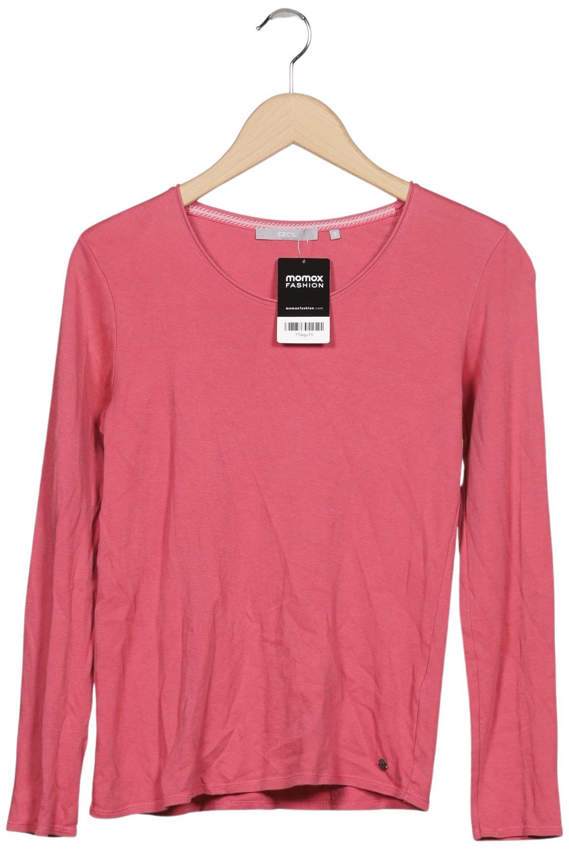 

Cecil Damen Langarmshirt, pink, Gr. 36