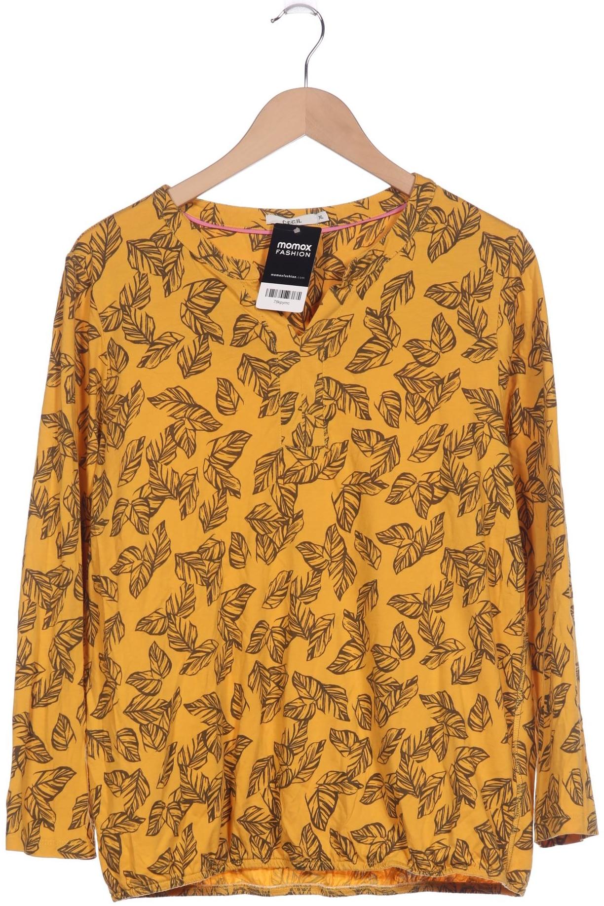 

Cecil Damen Langarmshirt, orange, Gr. 44