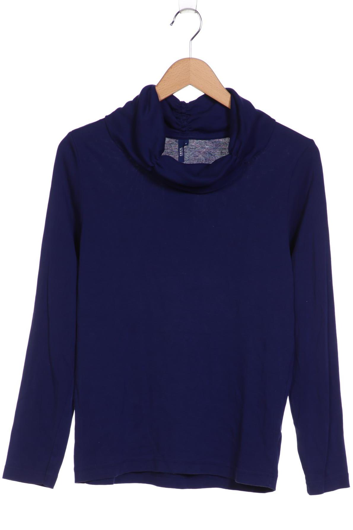 

Cecil Damen Langarmshirt, marineblau, Gr. 38