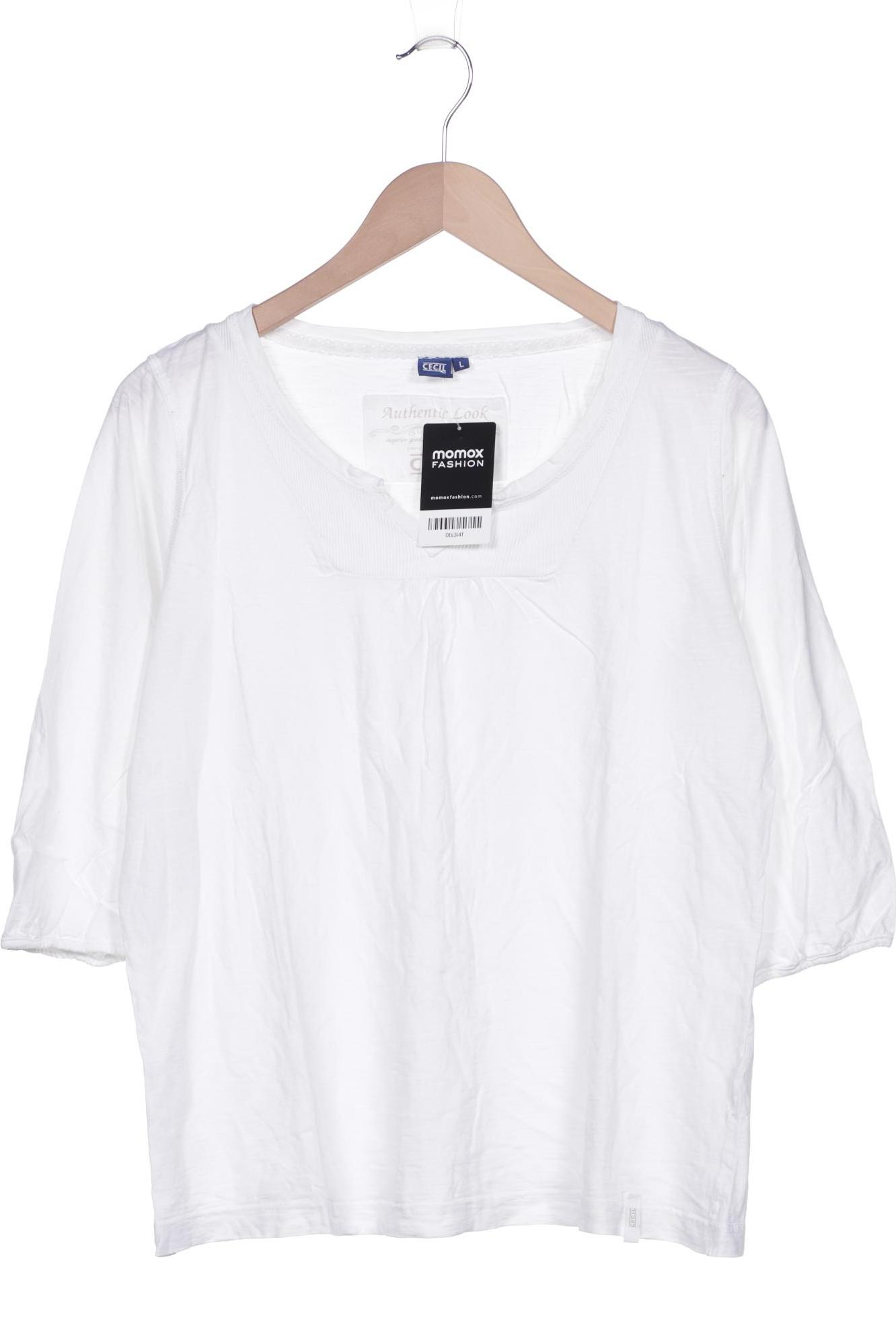 

CECIL Damen Langarmshirt, weiß