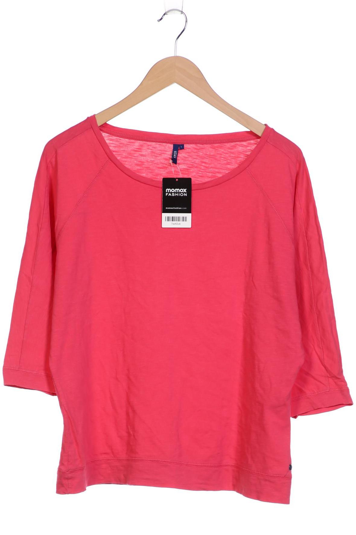

Cecil Damen Langarmshirt, pink, Gr. 42