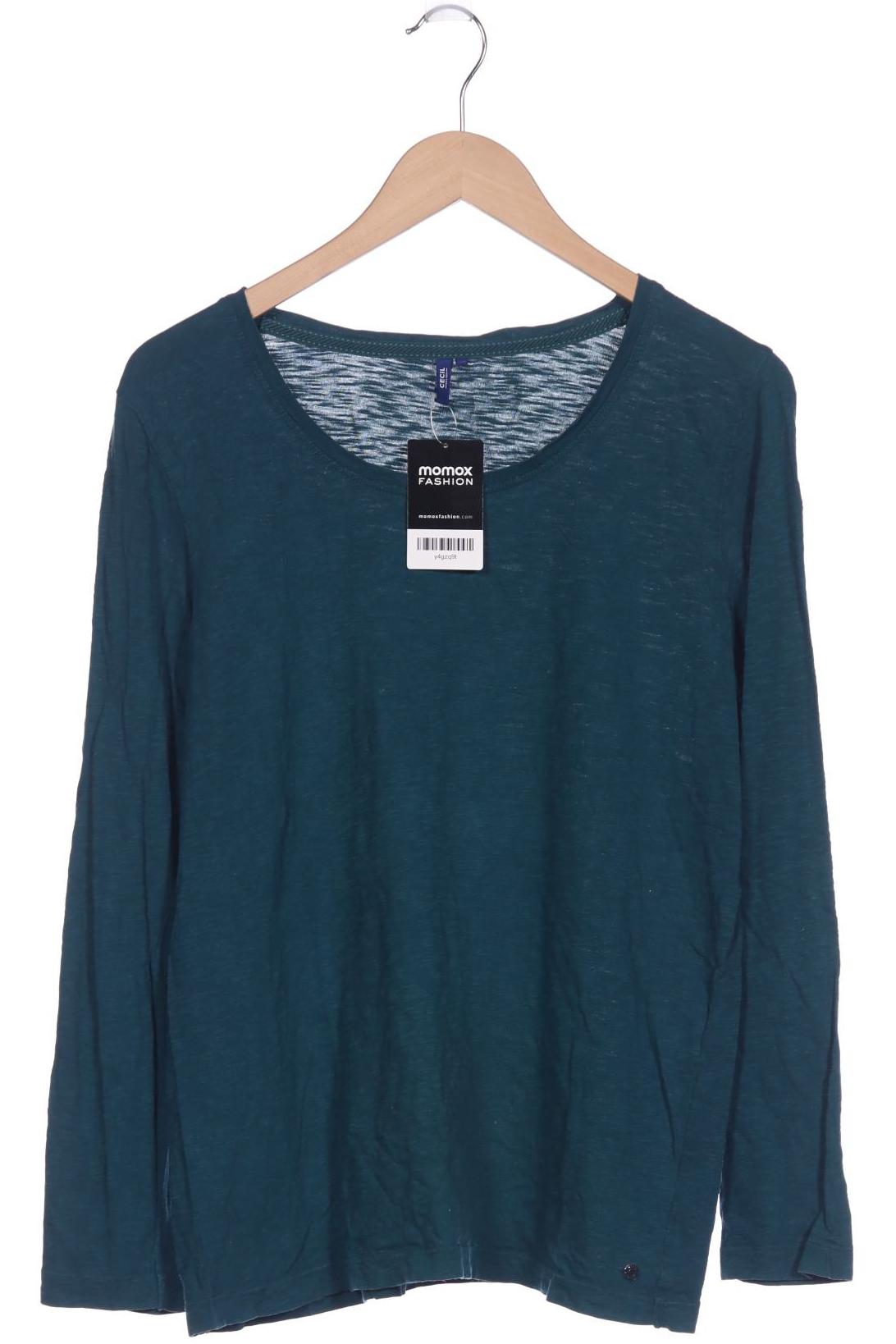 

Cecil Damen Langarmshirt, türkis, Gr. 46