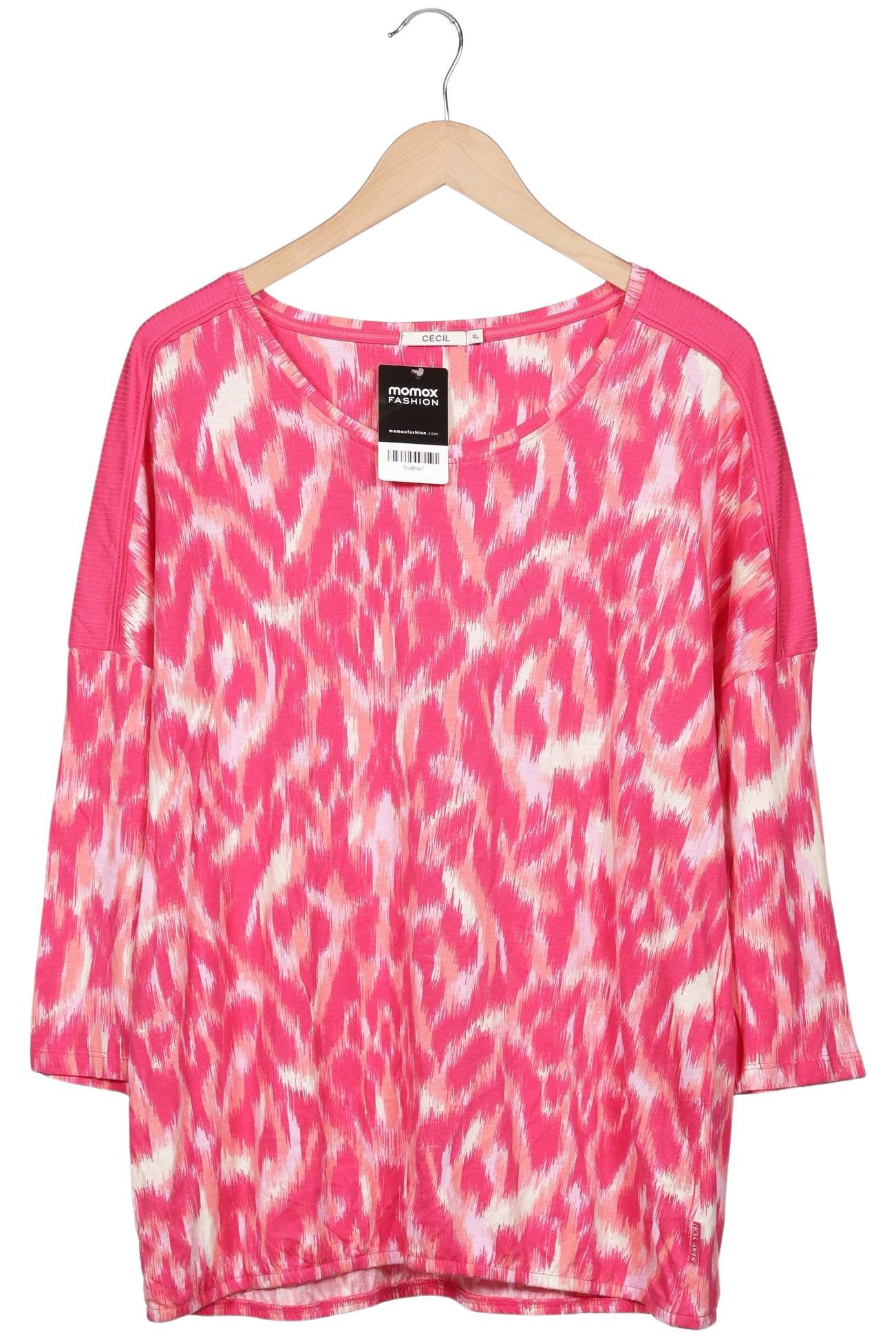 

Cecil Damen Langarmshirt, pink, Gr. 44