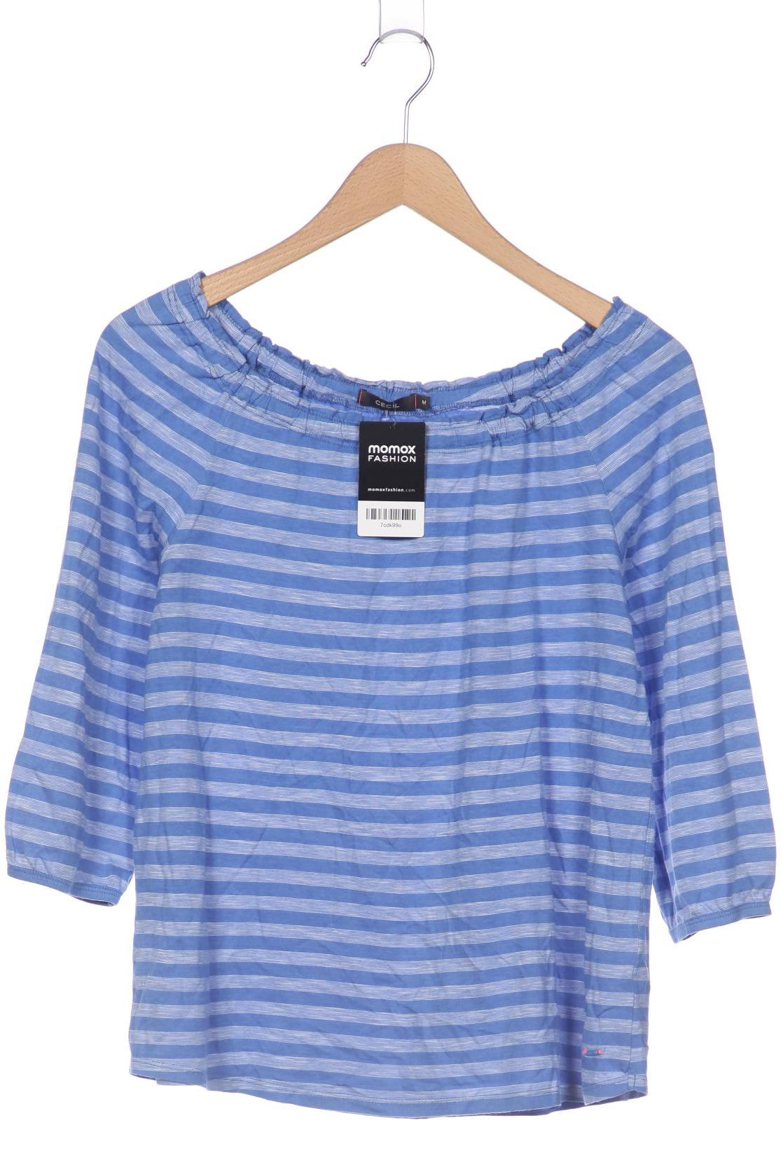 

Cecil Damen Langarmshirt, blau, Gr. 38