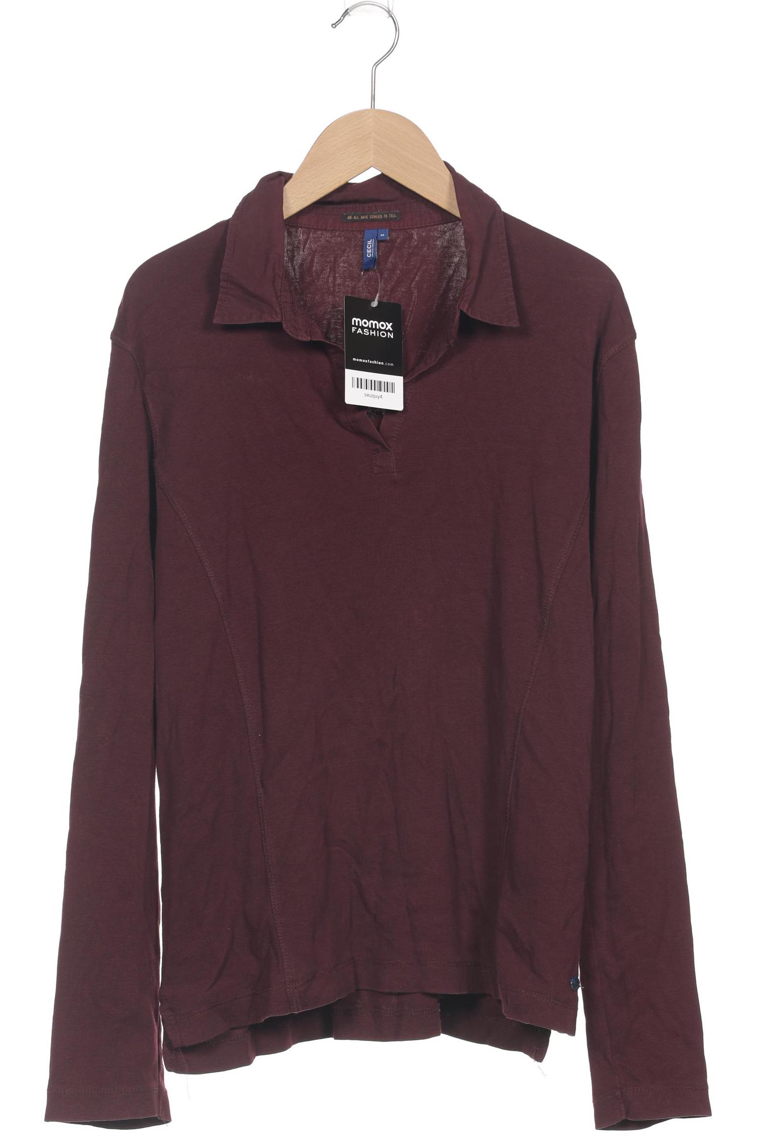 

Cecil Damen Langarmshirt, bordeaux, Gr. 38