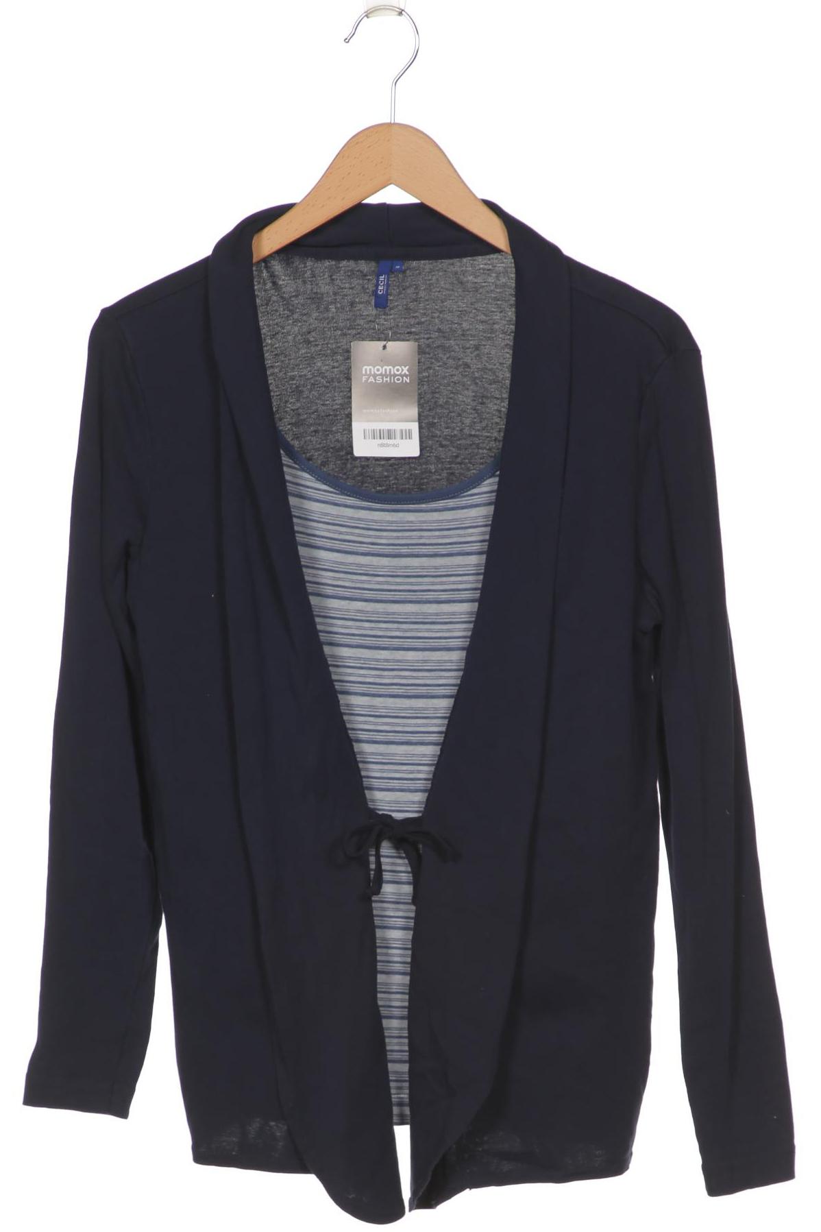 

Cecil Damen Langarmshirt, marineblau, Gr. 38