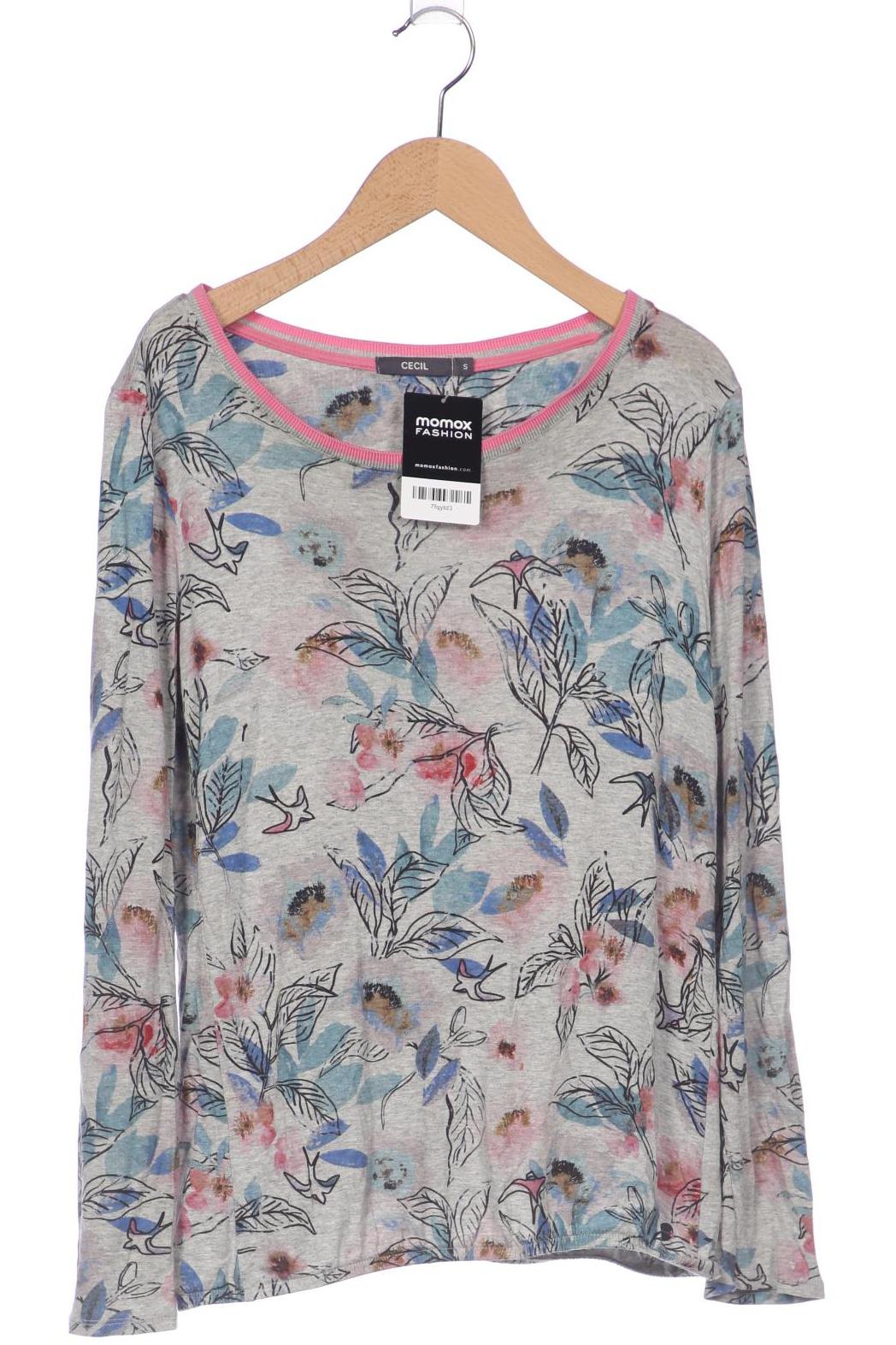 

Cecil Damen Langarmshirt, grau, Gr. 36