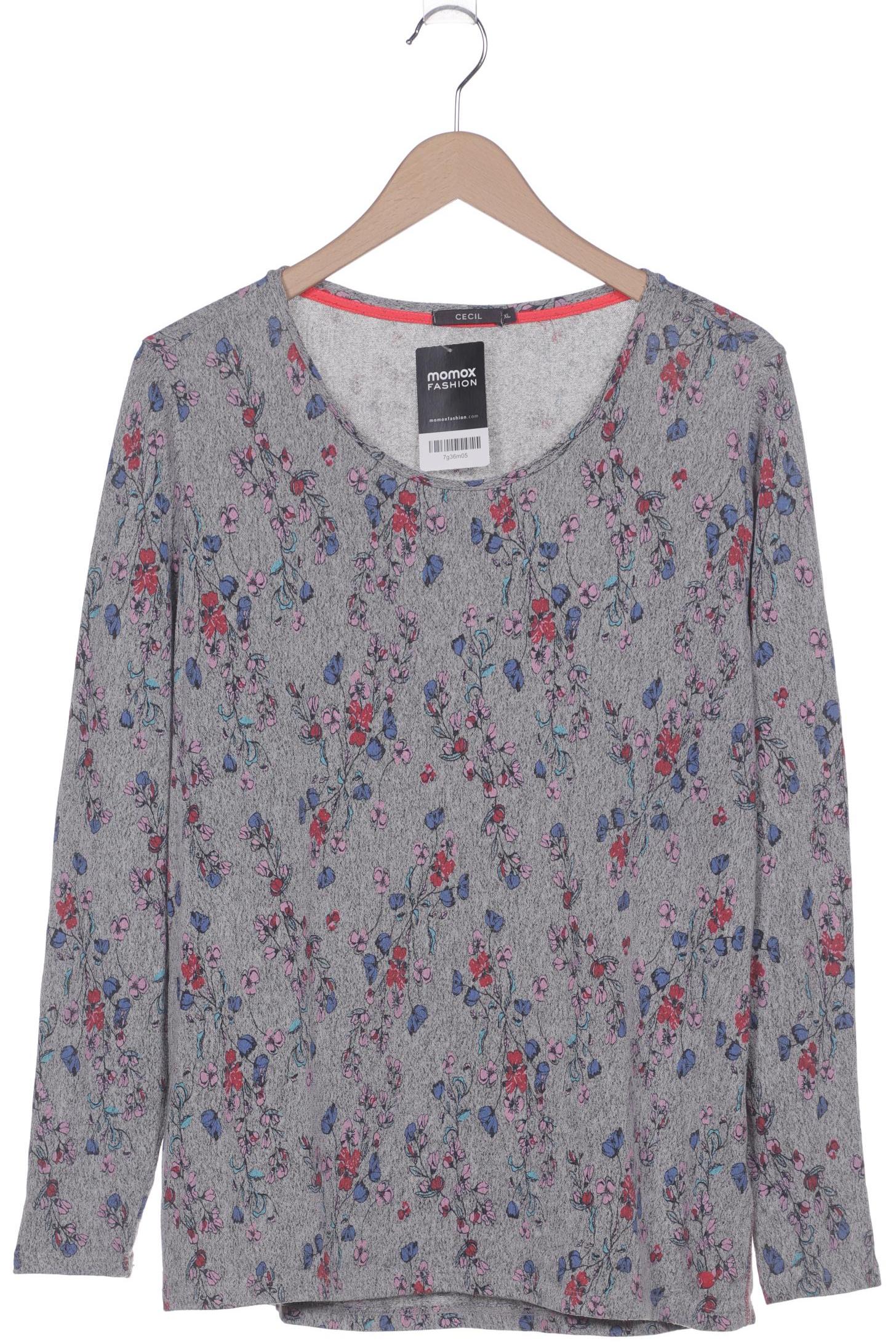 

Cecil Damen Langarmshirt, grau, Gr. 44