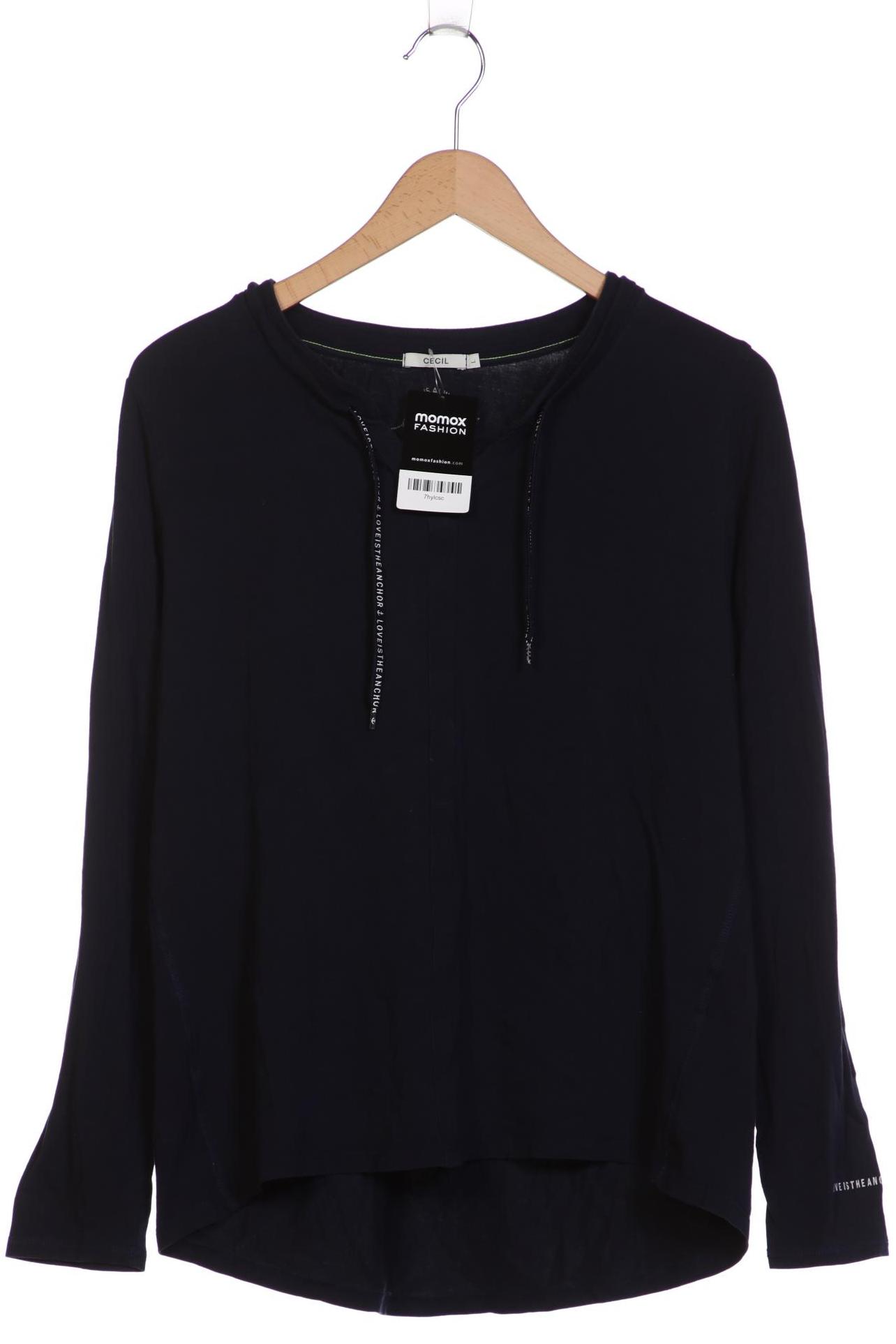 

Cecil Damen Langarmshirt, marineblau, Gr. 42