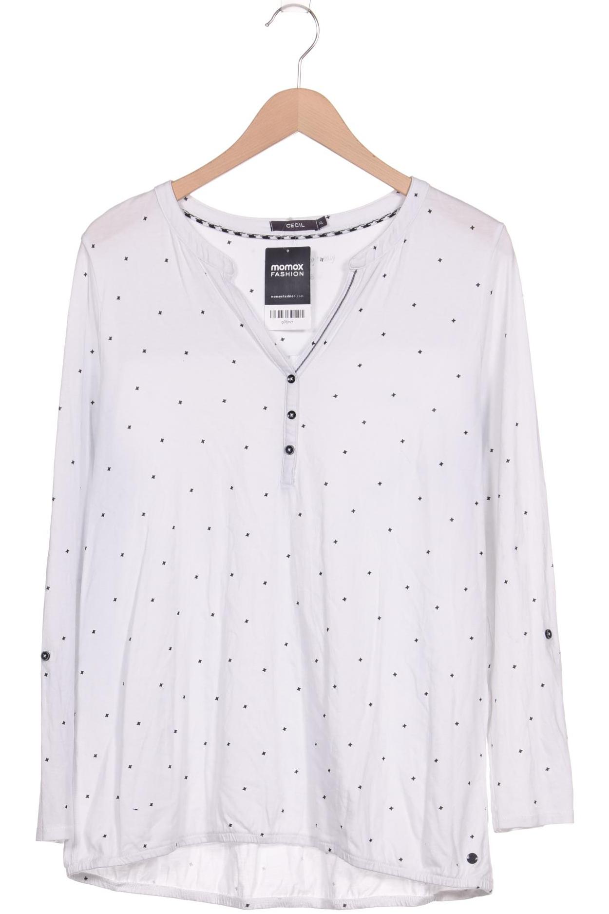 

CECIL Damen Langarmshirt, weiß