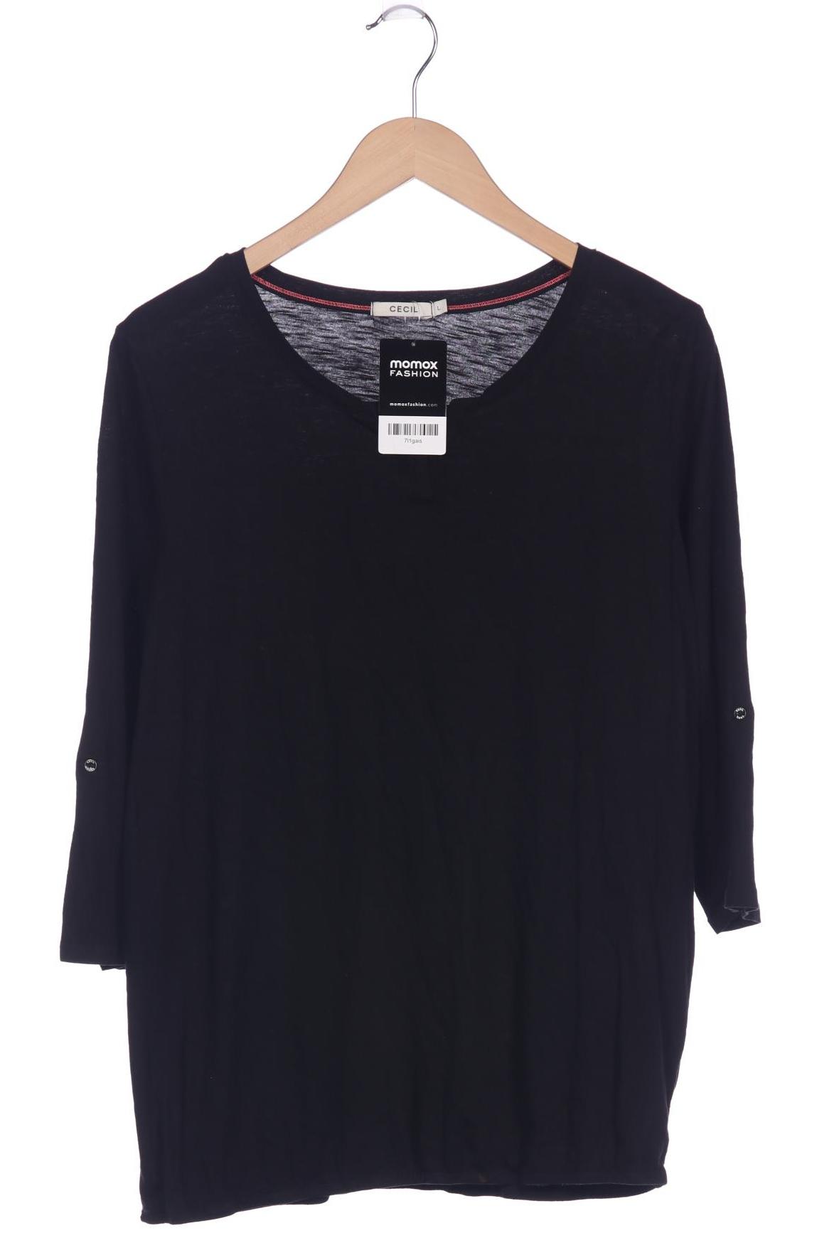 

Cecil Damen Langarmshirt, schwarz, Gr. 42