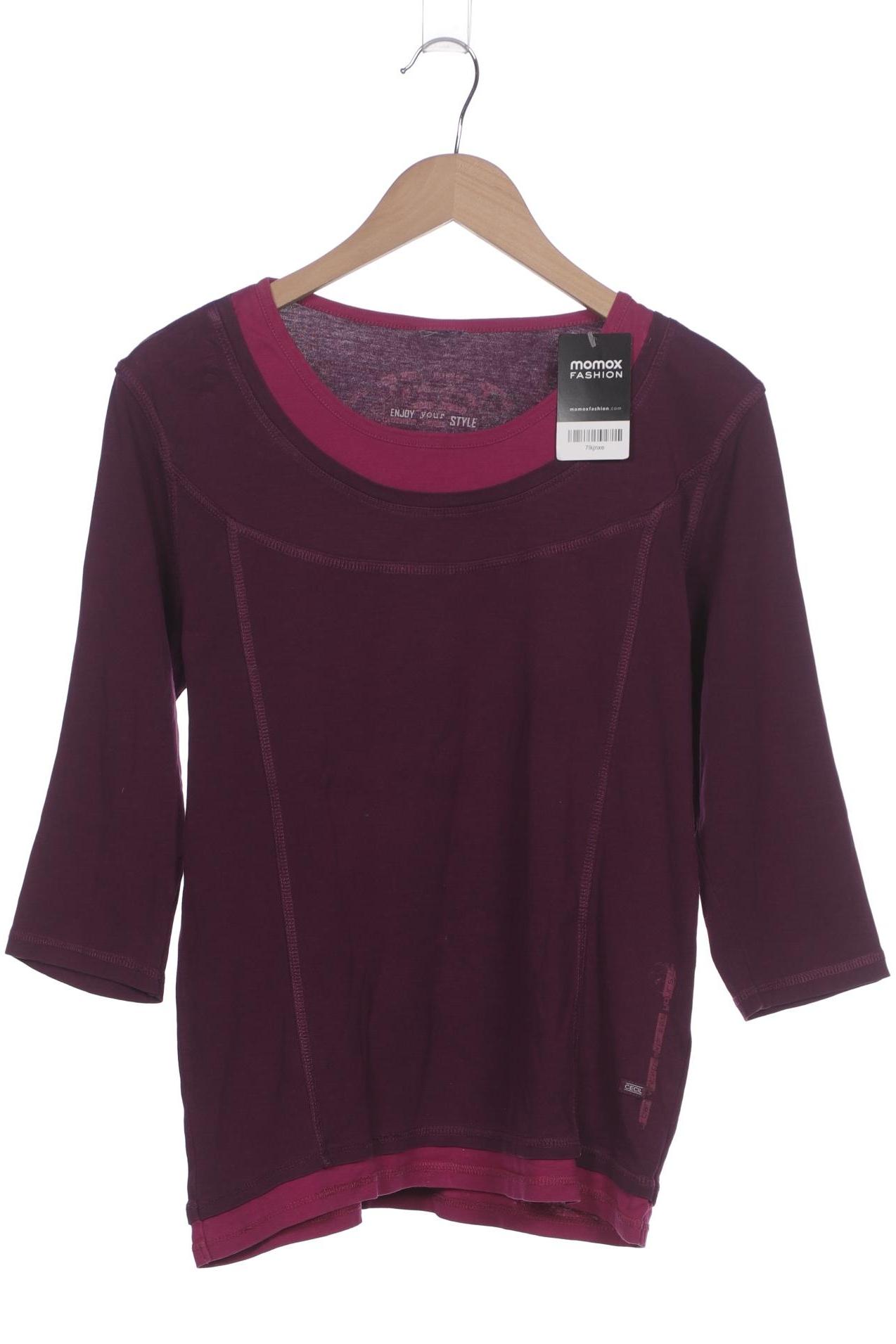 

Cecil Damen Langarmshirt, bordeaux, Gr. 38