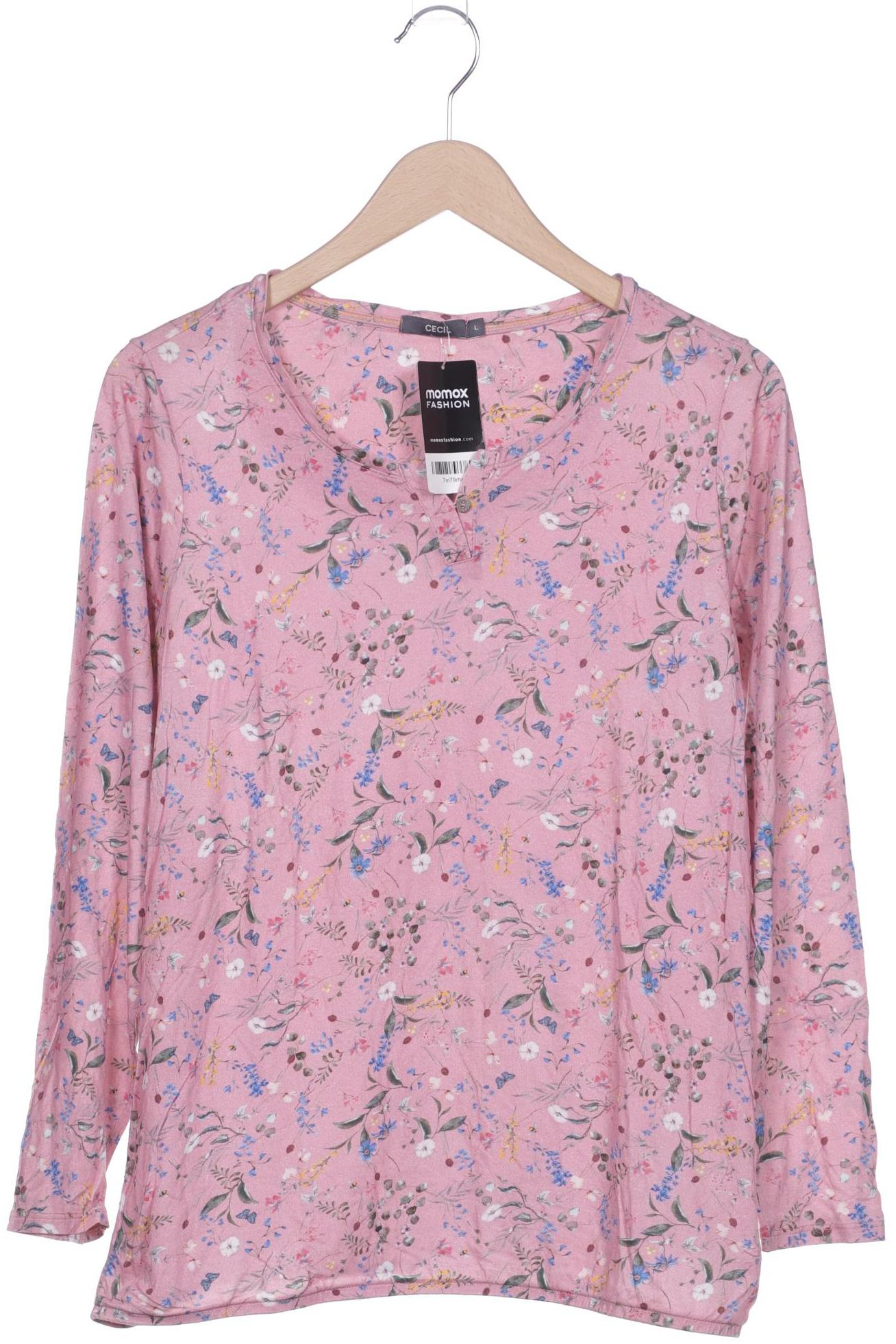 

CECIL Damen Langarmshirt, pink