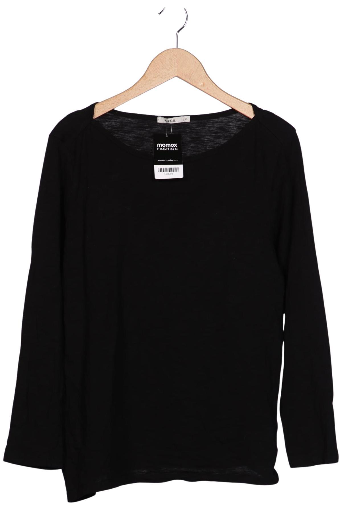 

Cecil Damen Langarmshirt, schwarz, Gr. 44