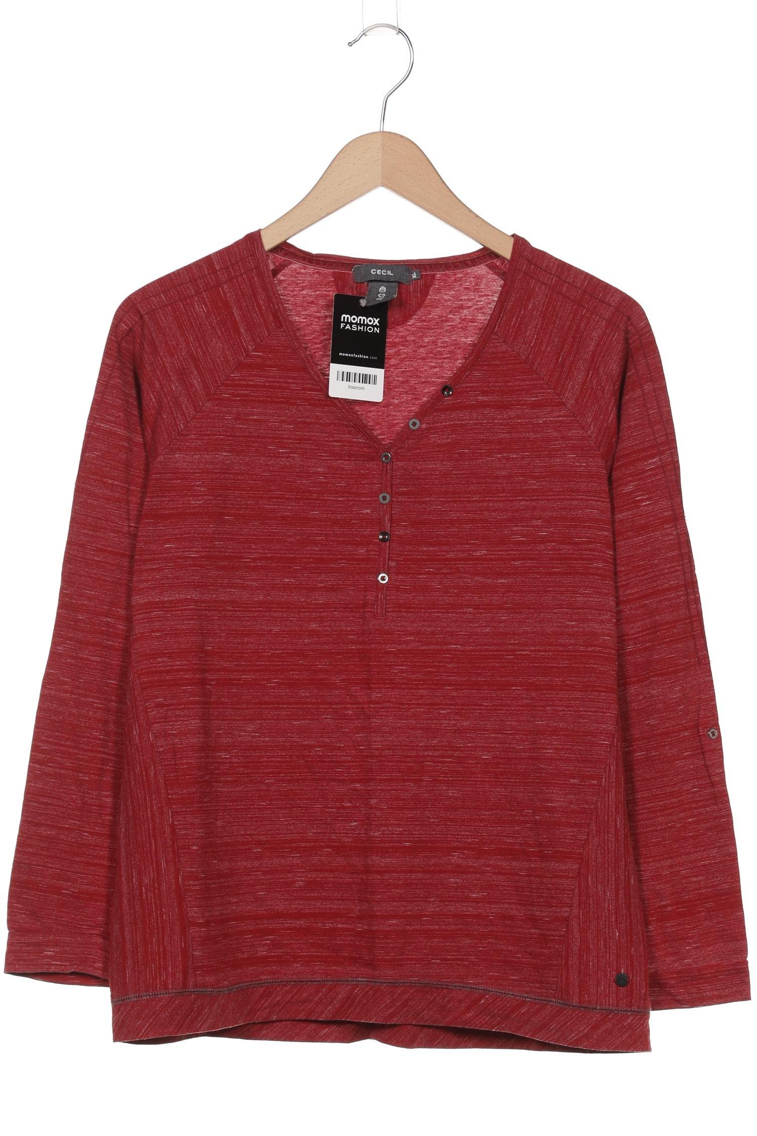 

Cecil Damen Langarmshirt, rot, Gr. 44