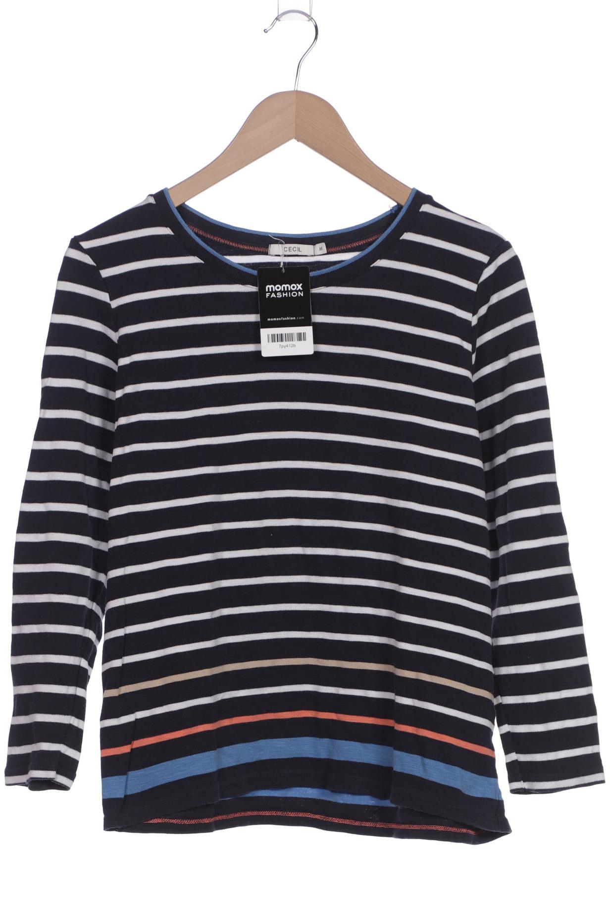 

Cecil Damen Langarmshirt, marineblau, Gr. 38