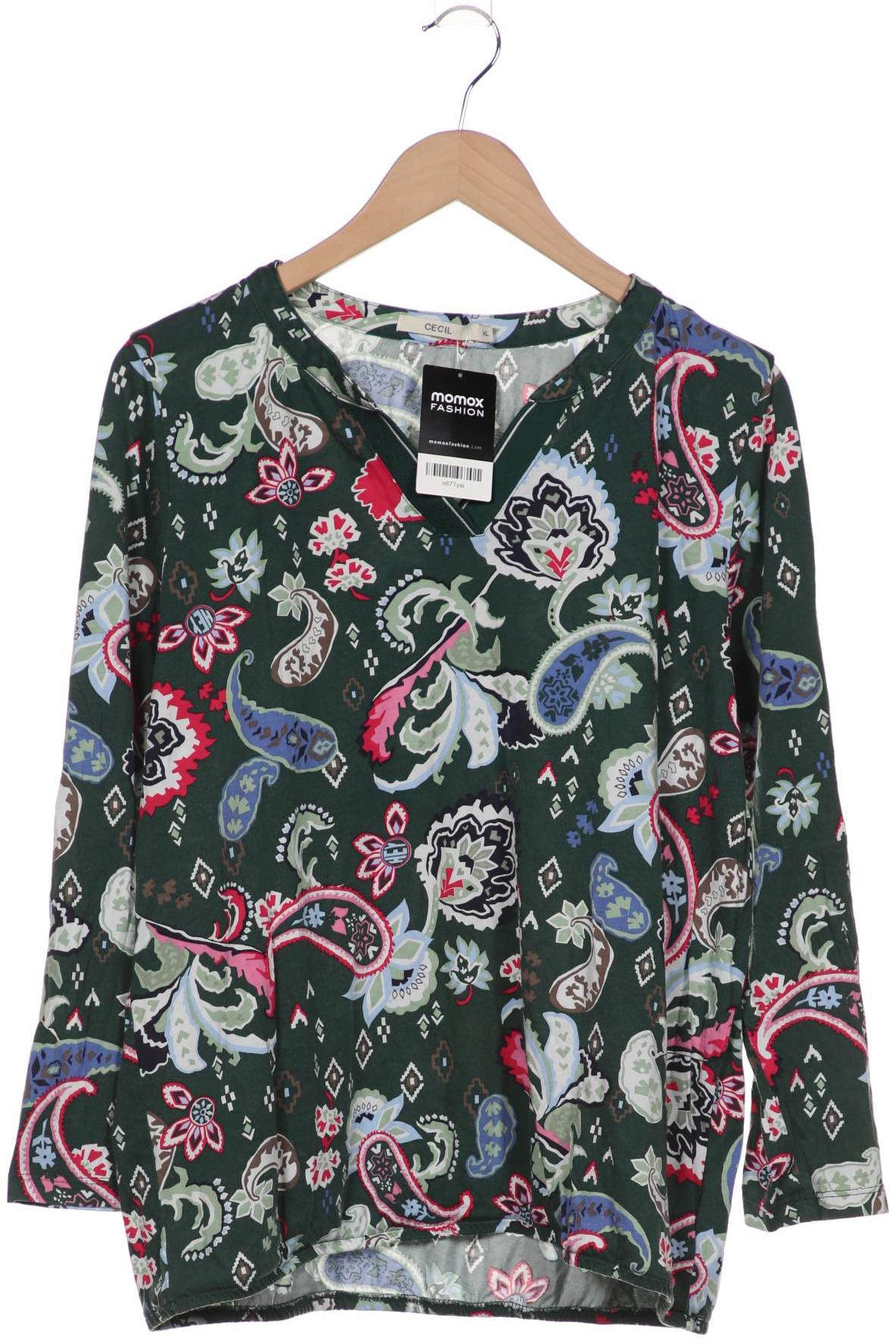 

Cecil Damen Langarmshirt, grün, Gr. 44