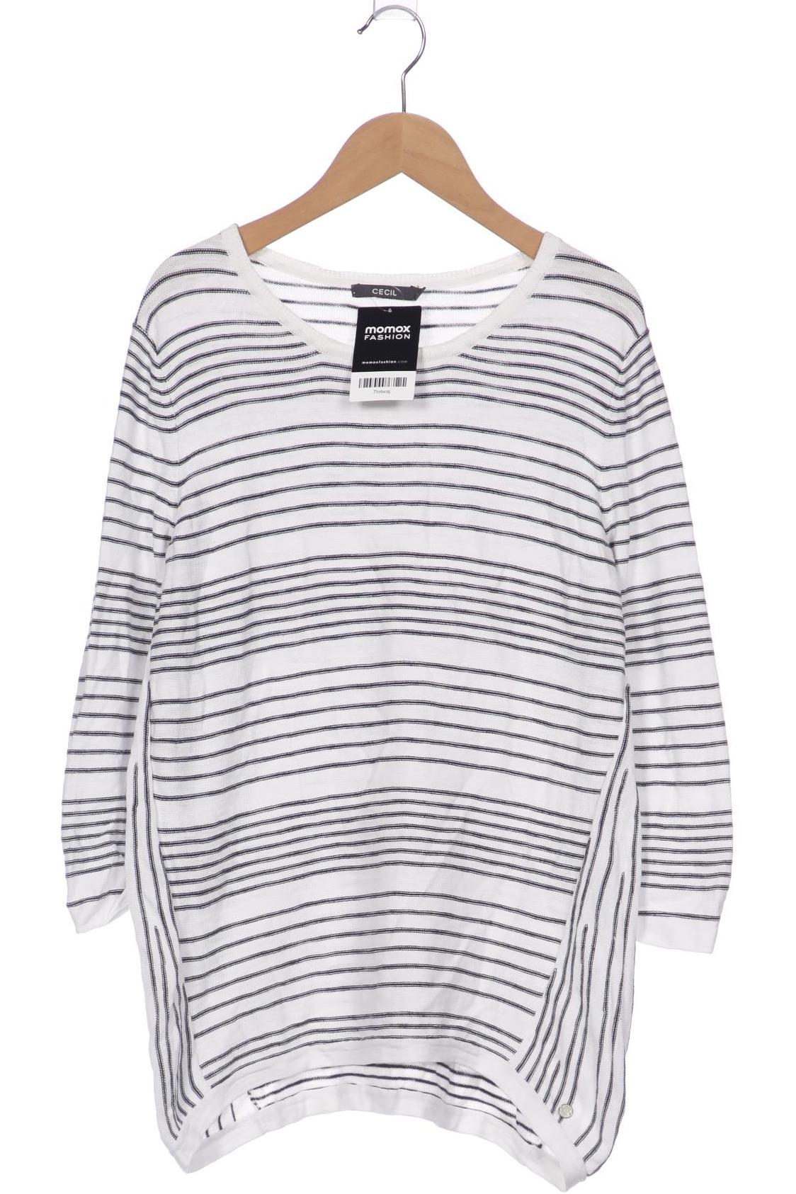 

Cecil Damen Langarmshirt, weiß, Gr. 42
