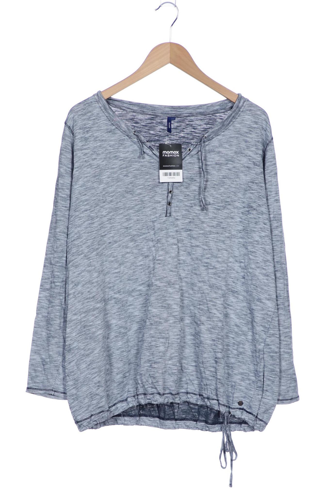 

Cecil Damen Langarmshirt, grau, Gr. 46