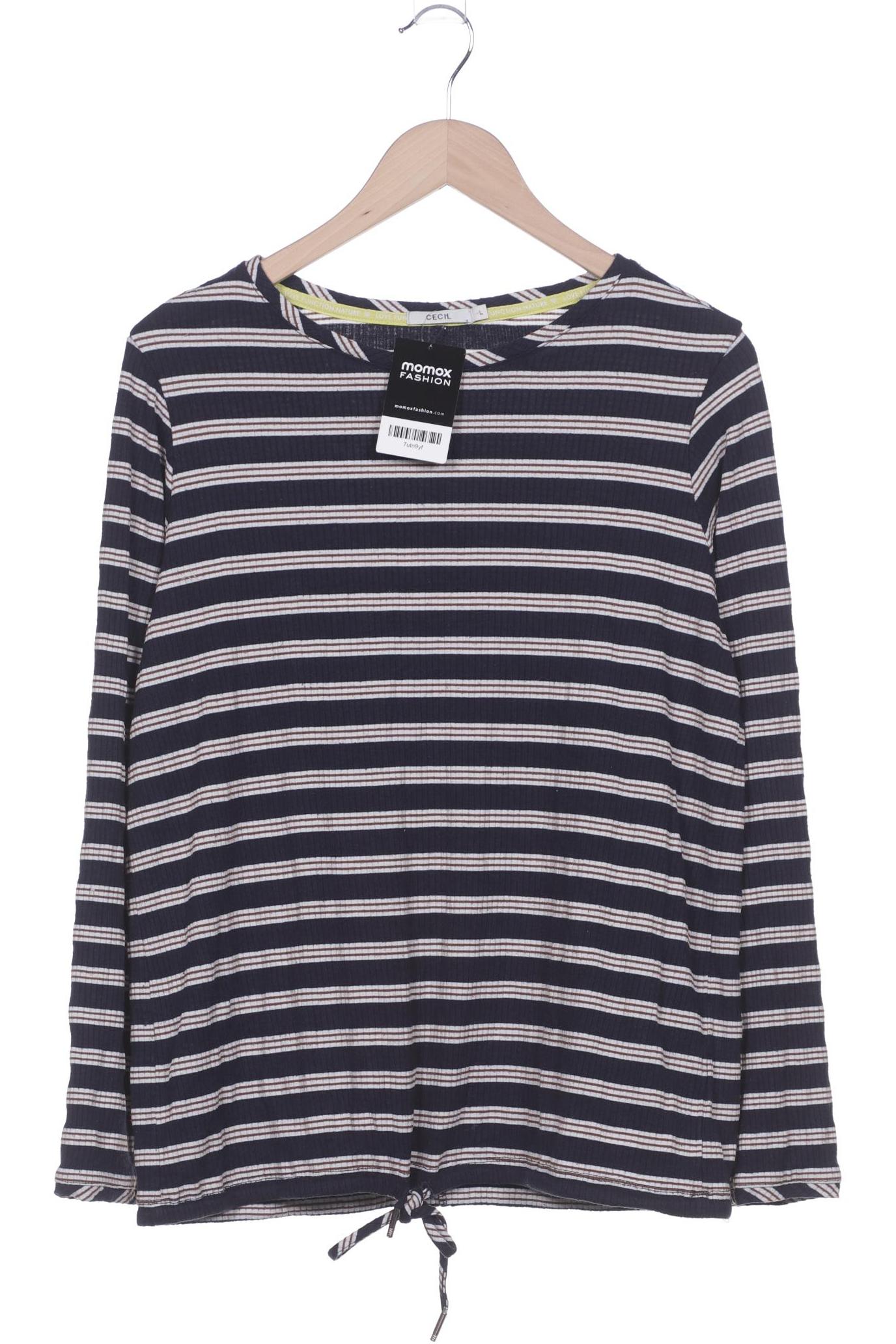 

Cecil Damen Langarmshirt, marineblau, Gr. 42