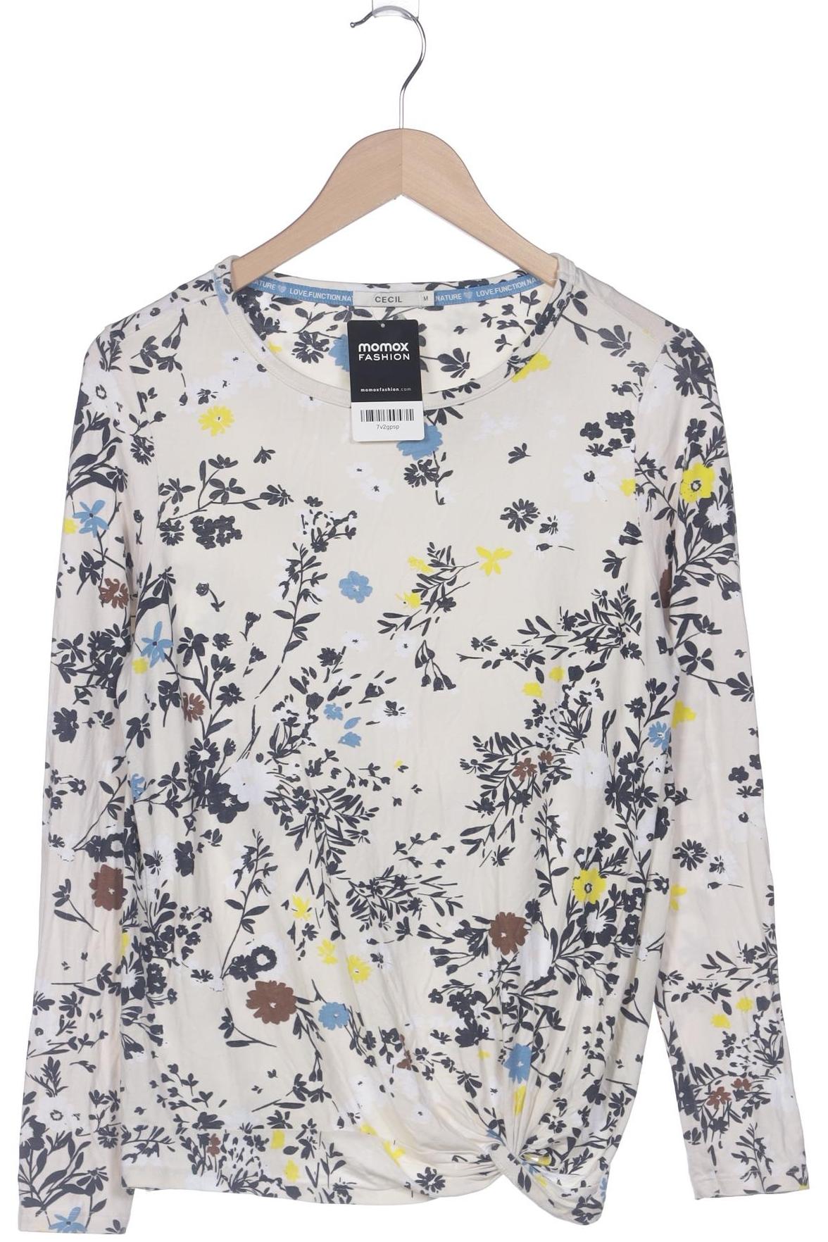 

Cecil Damen Langarmshirt, cremeweiß, Gr. 38
