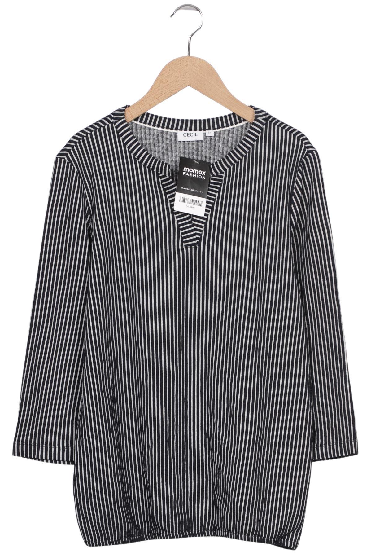 

Cecil Damen Langarmshirt, schwarz, Gr. 34