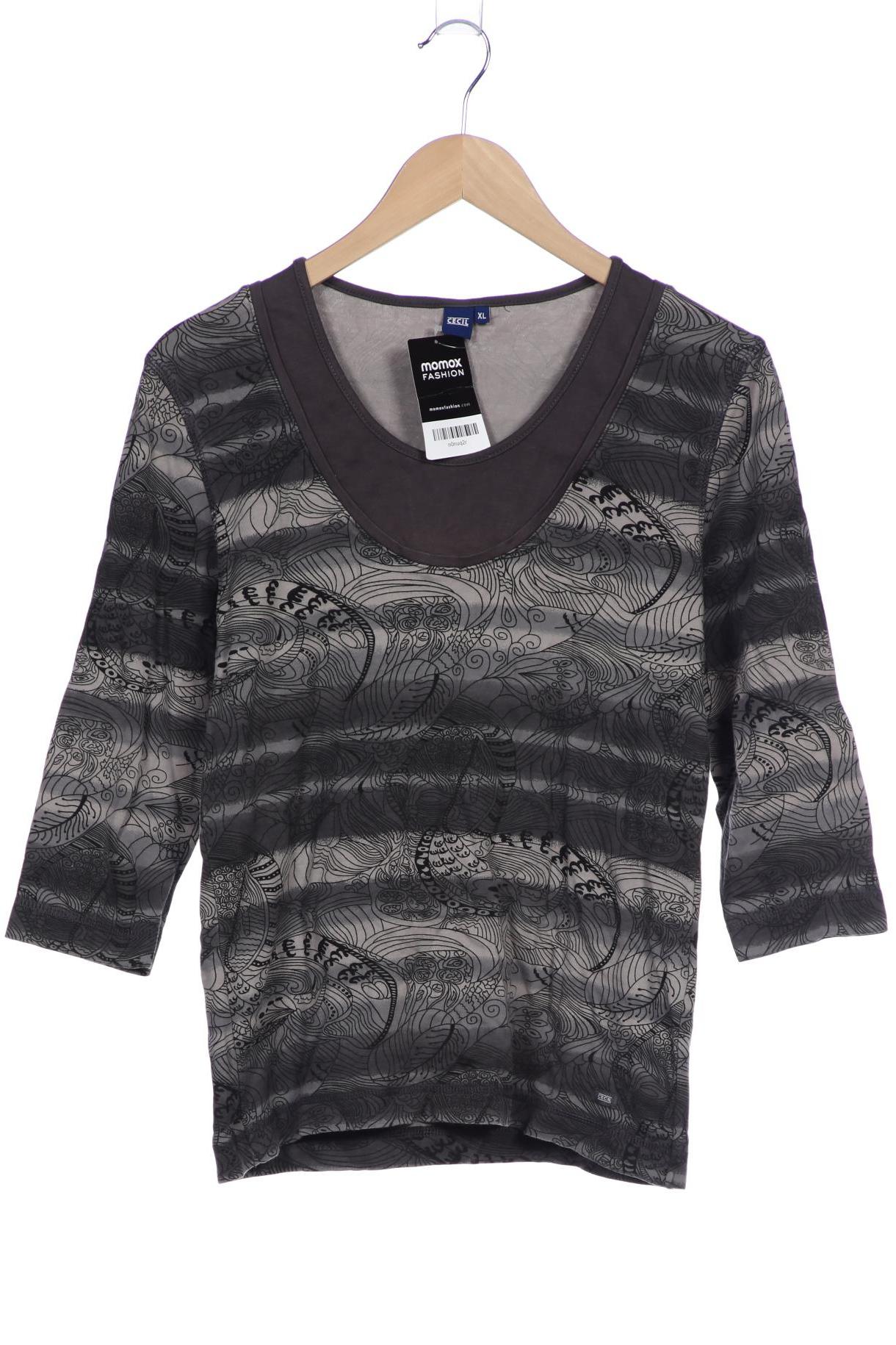 

Cecil Damen Langarmshirt, grau, Gr. 44