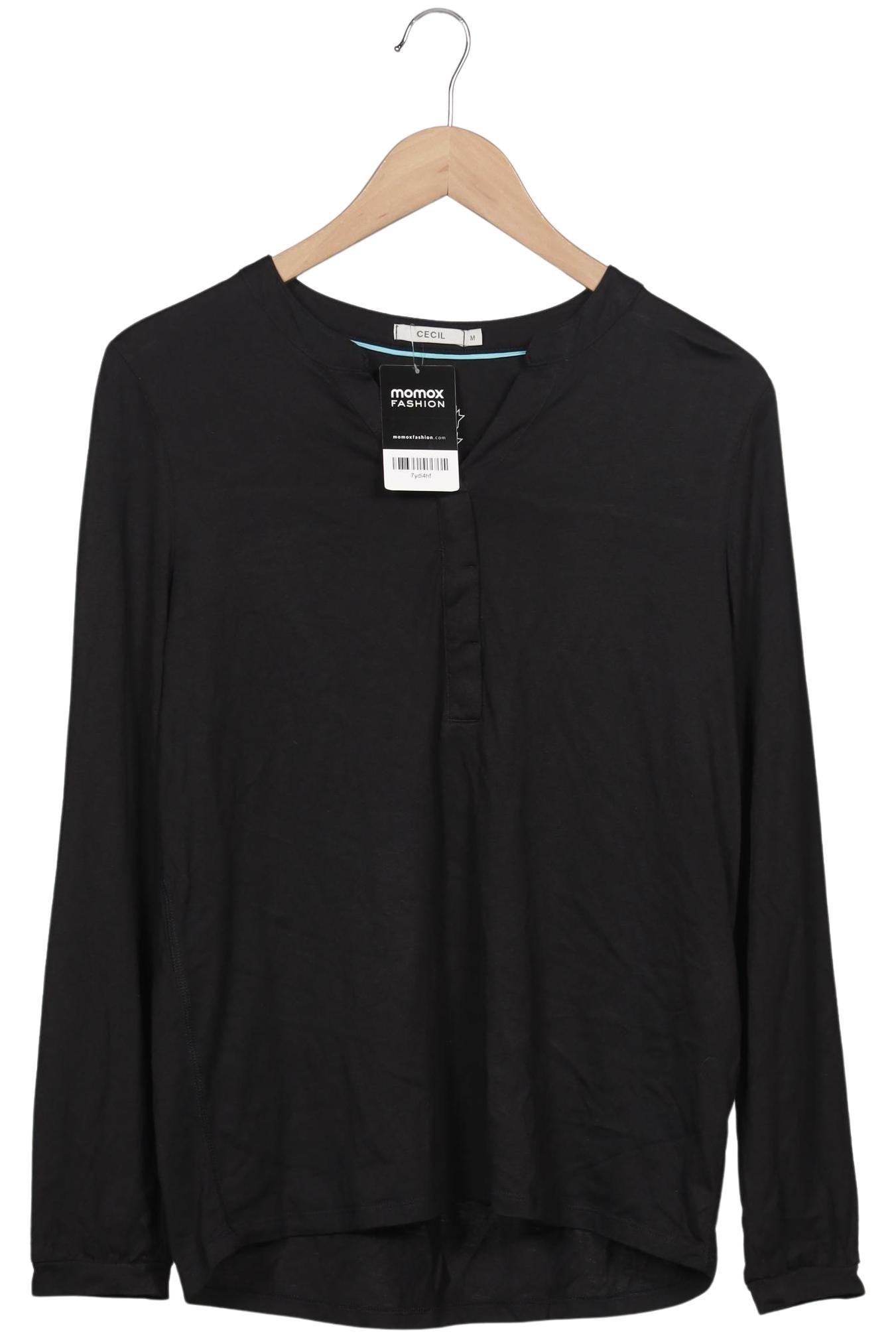 

Cecil Damen Langarmshirt, schwarz, Gr. 38