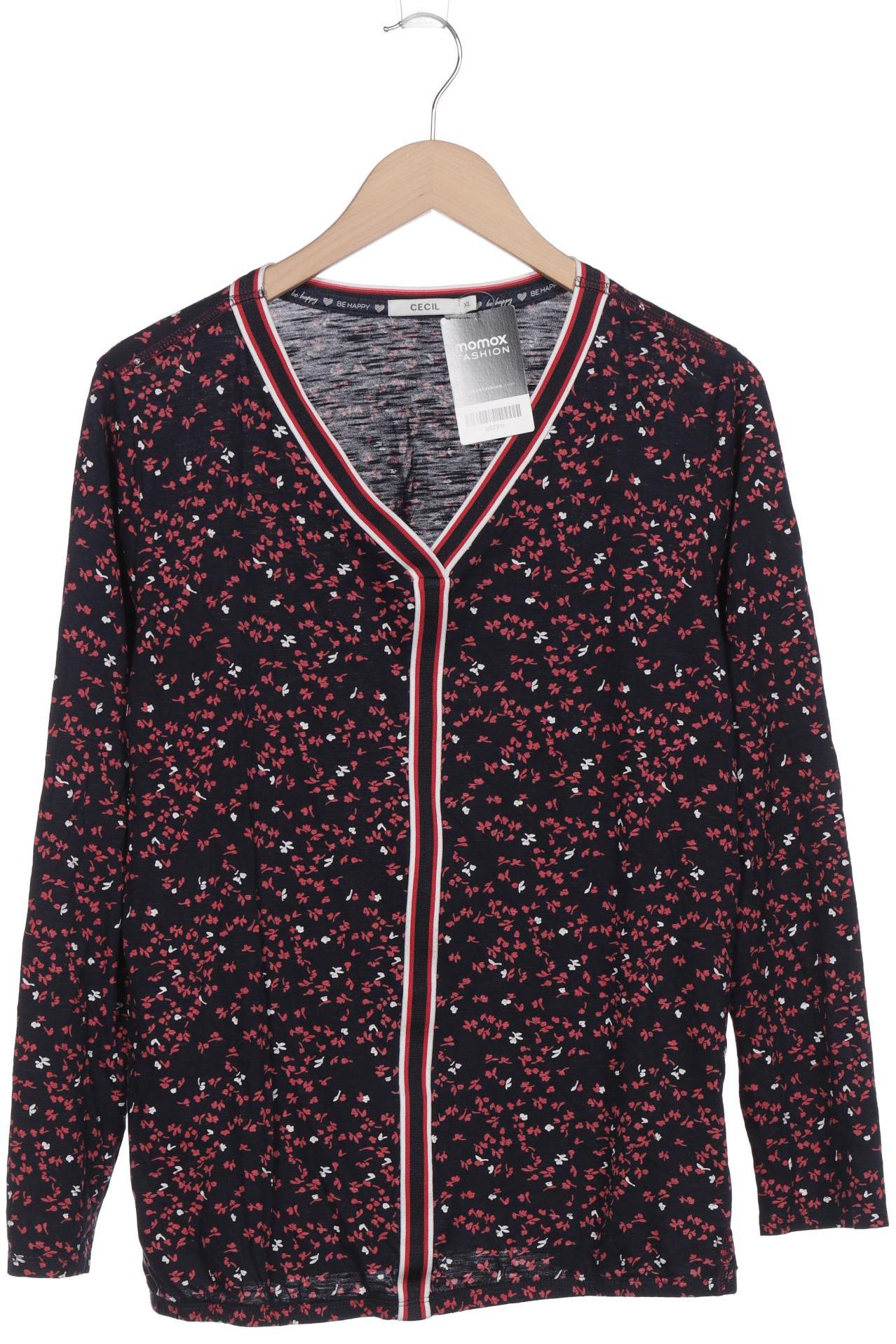 

Cecil Damen Langarmshirt, marineblau, Gr. 44