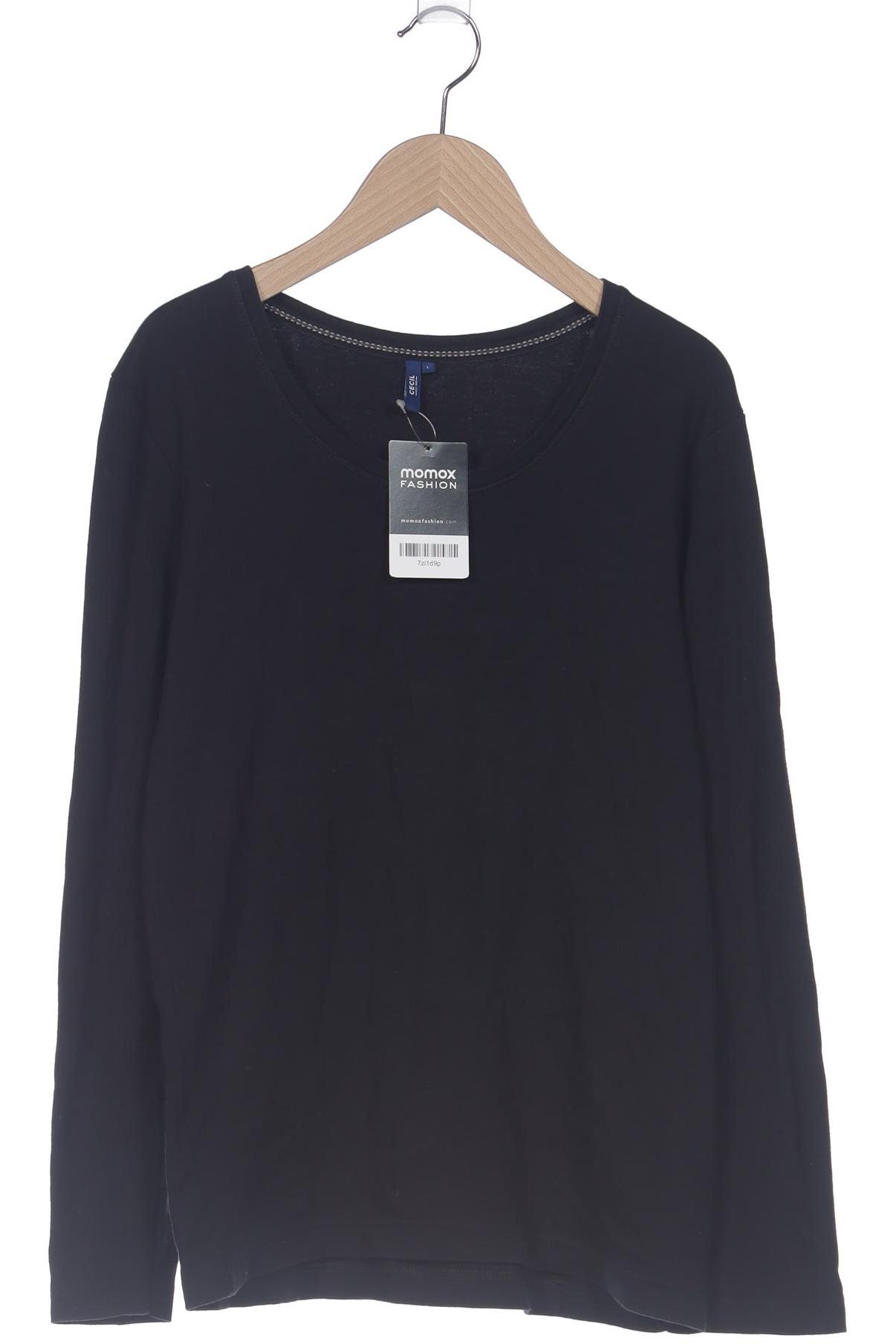 

Cecil Damen Langarmshirt, schwarz, Gr. 42